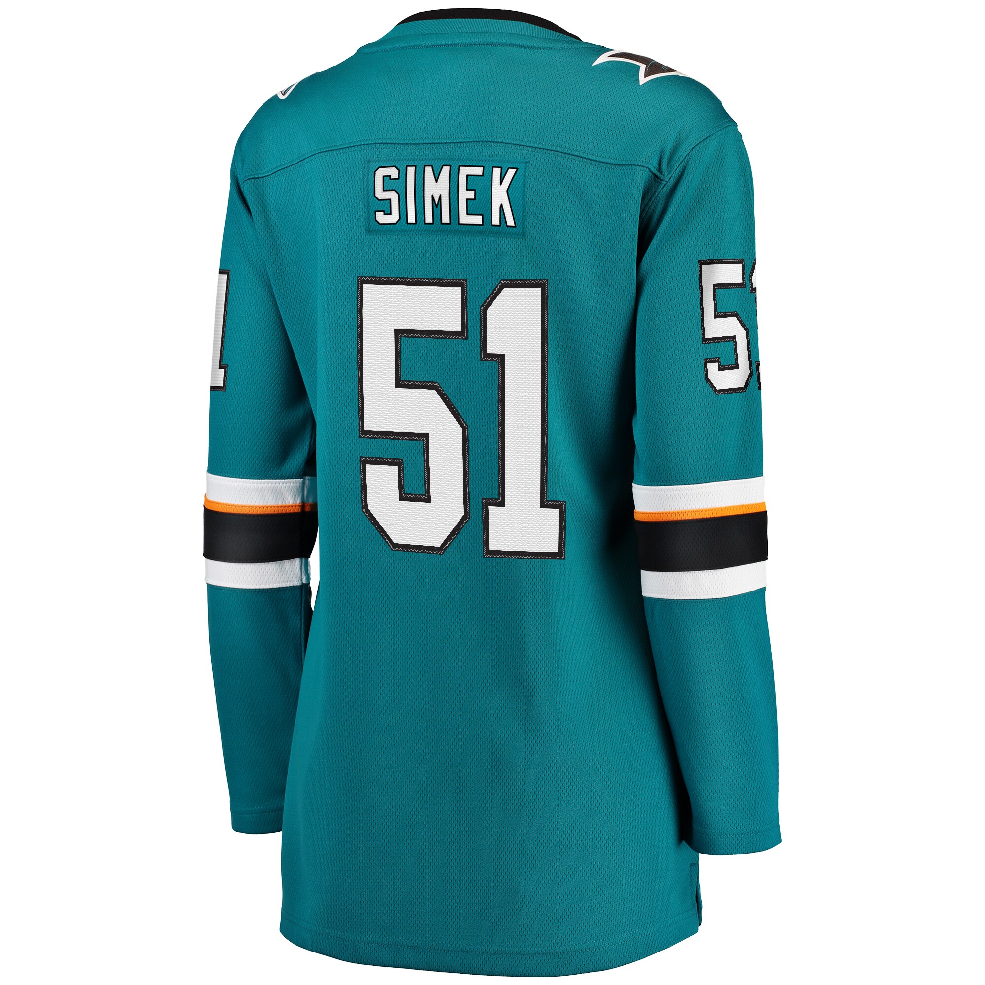 Radim Simek San Jose Sharks Women's Home Breakaway Player Jersey - Teal