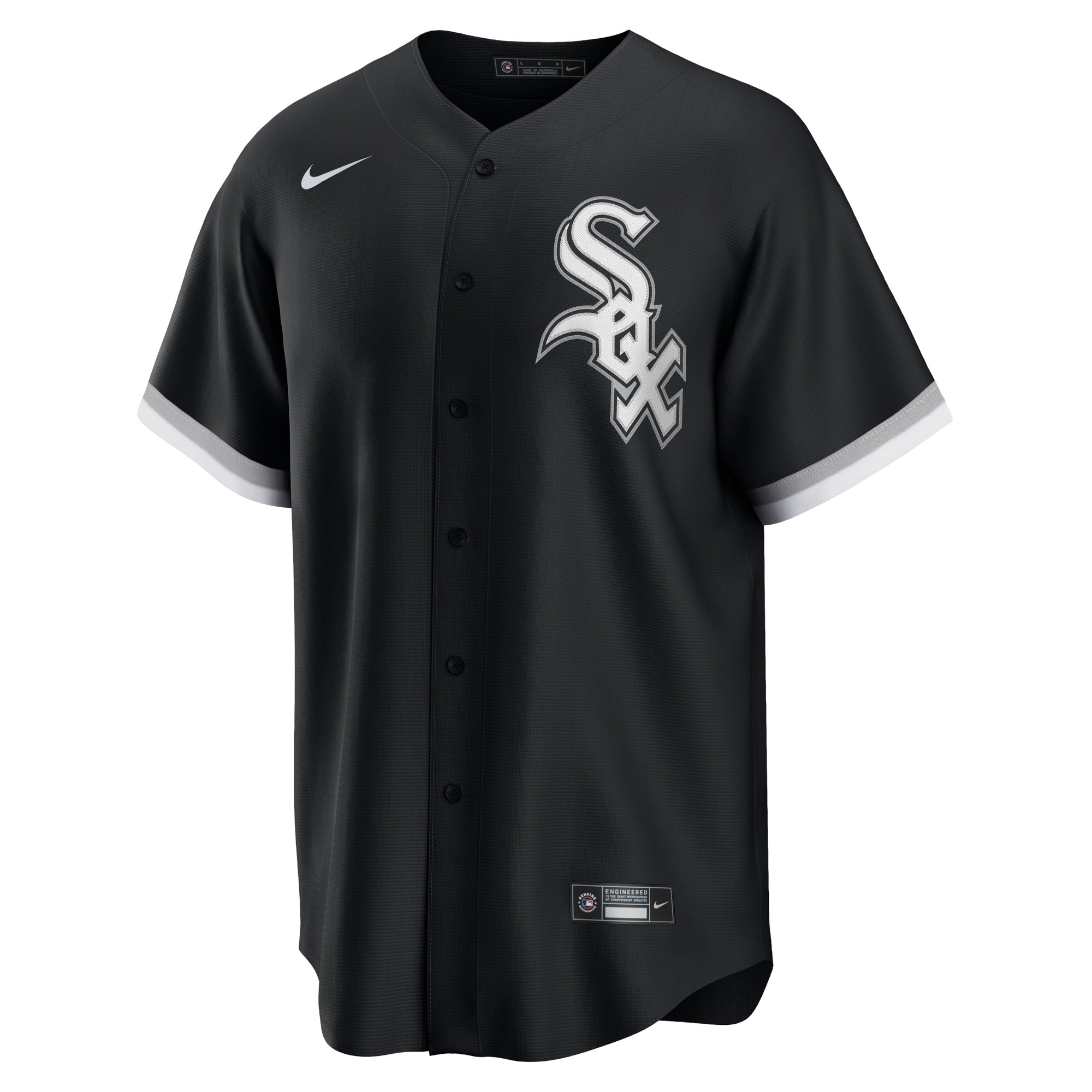 Men's Chicago White Sox Yoan Moncada  Black Alternate Replica Player Name Jersey