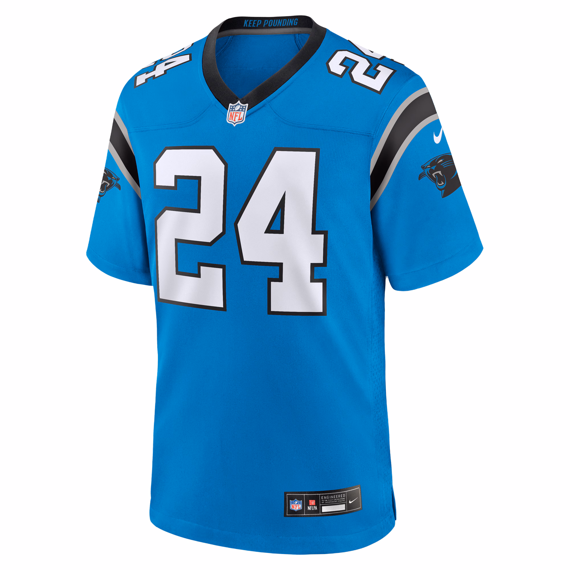 Jonathon Brooks Carolina Panthers 2024 NFL Draft Game Jersey - Black