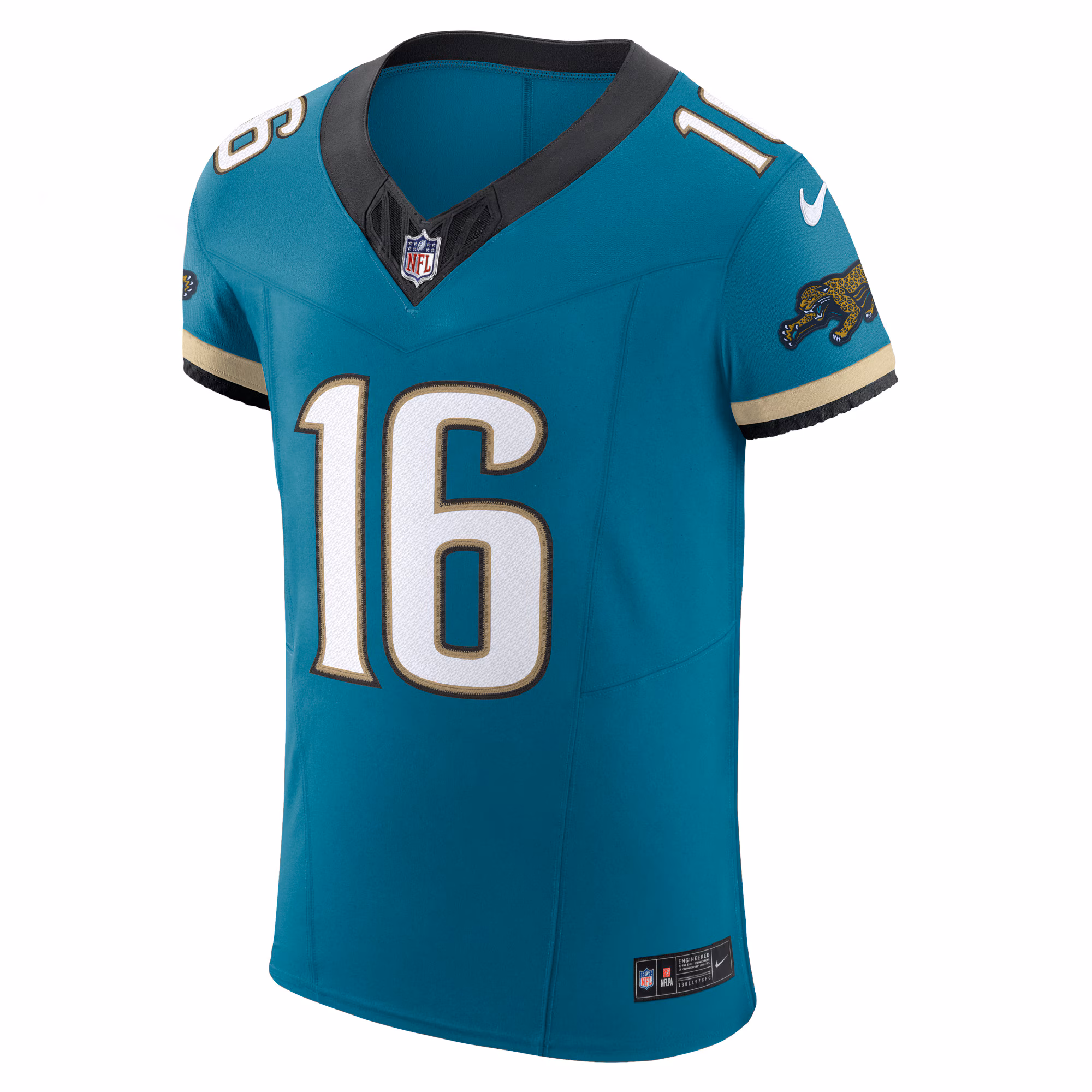 Trevor Lawrence Jacksonville Jaguars Prowler Throwback Vapor F.U.S.E. Elite Jersey - Teal