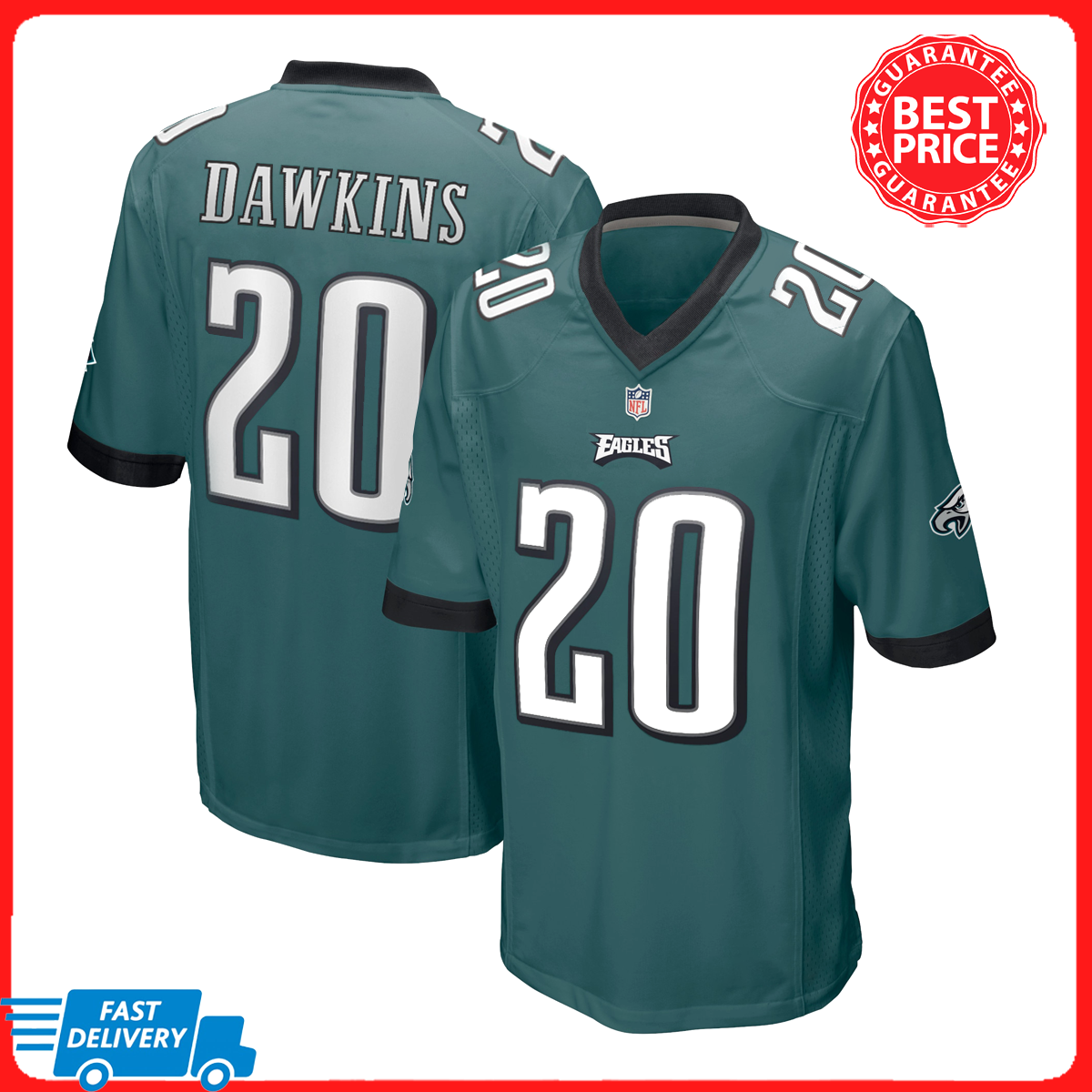 Brian Dawkins #20 Philadelphia Eagles 2022-23 Season Shirt Fan Made All Size