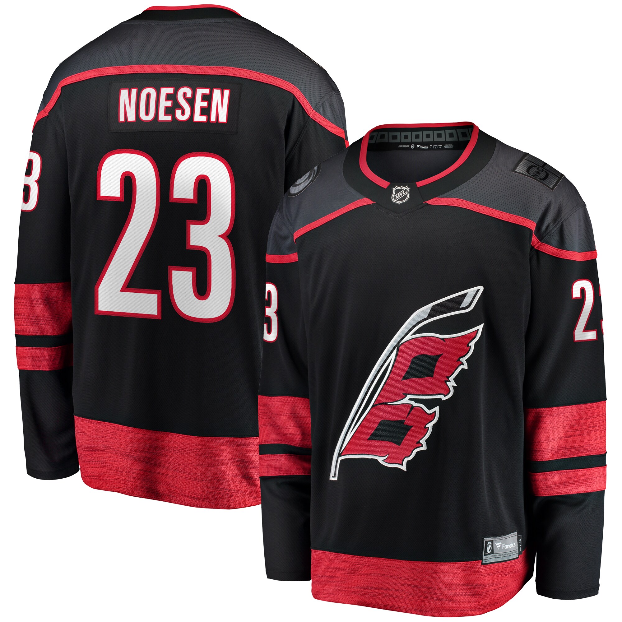 Stefan Noesen Carolina Hurricanes Home Breakaway Player Jersey - Black
