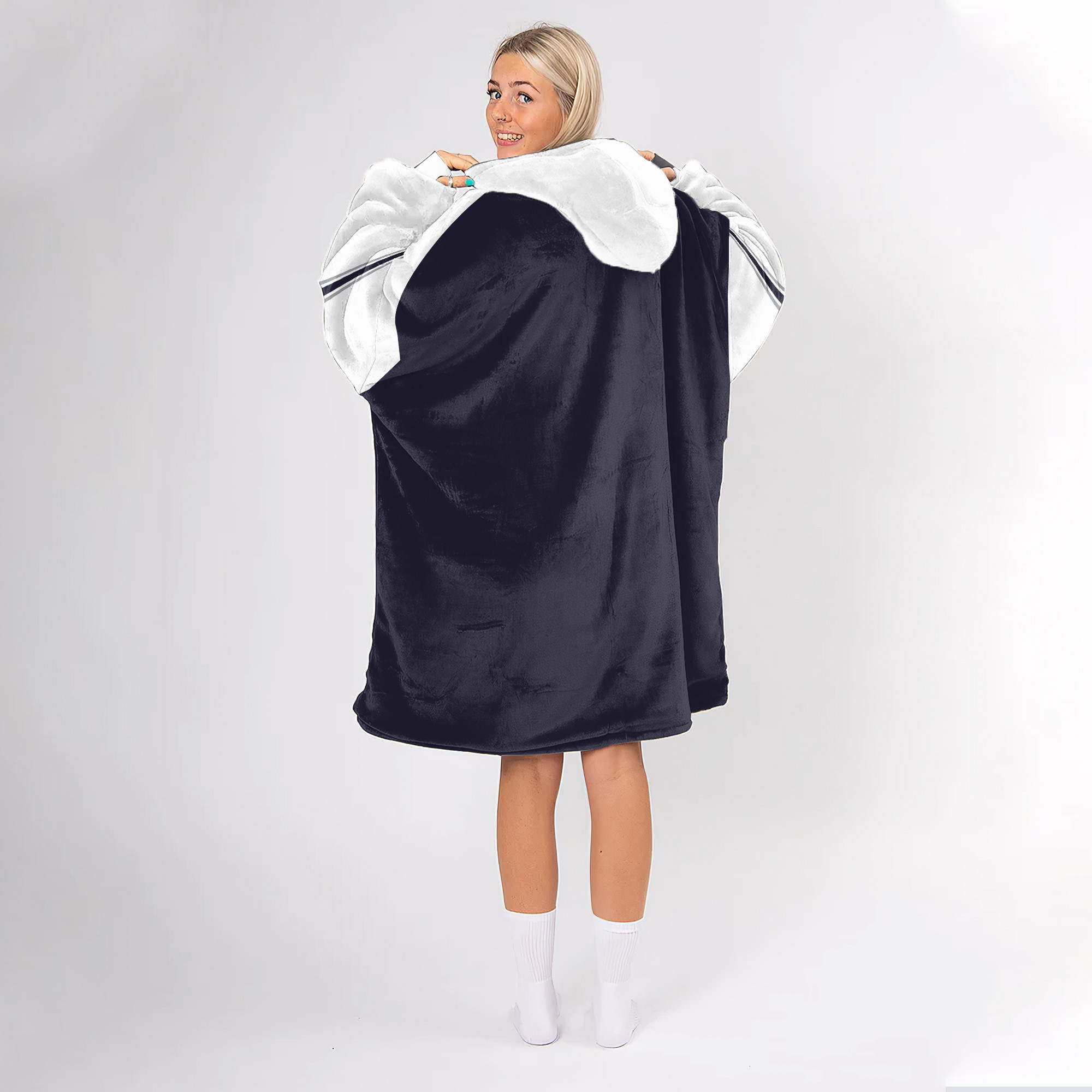 Adult Dallas Football Unisex Blanket Hoodie