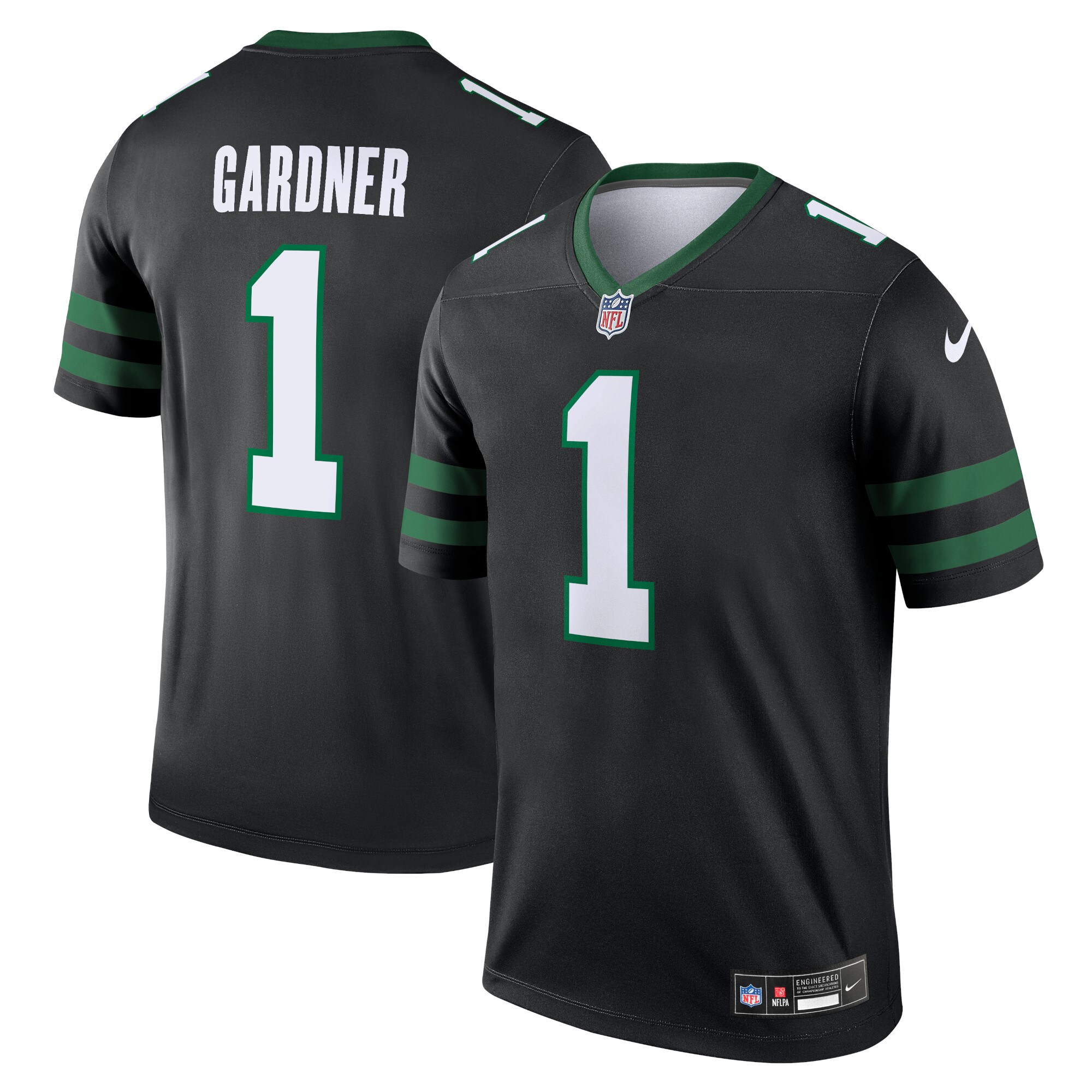 Ahmad Sauce Gardner New York Jets Alternate Legend Jersey  - Legacy Black