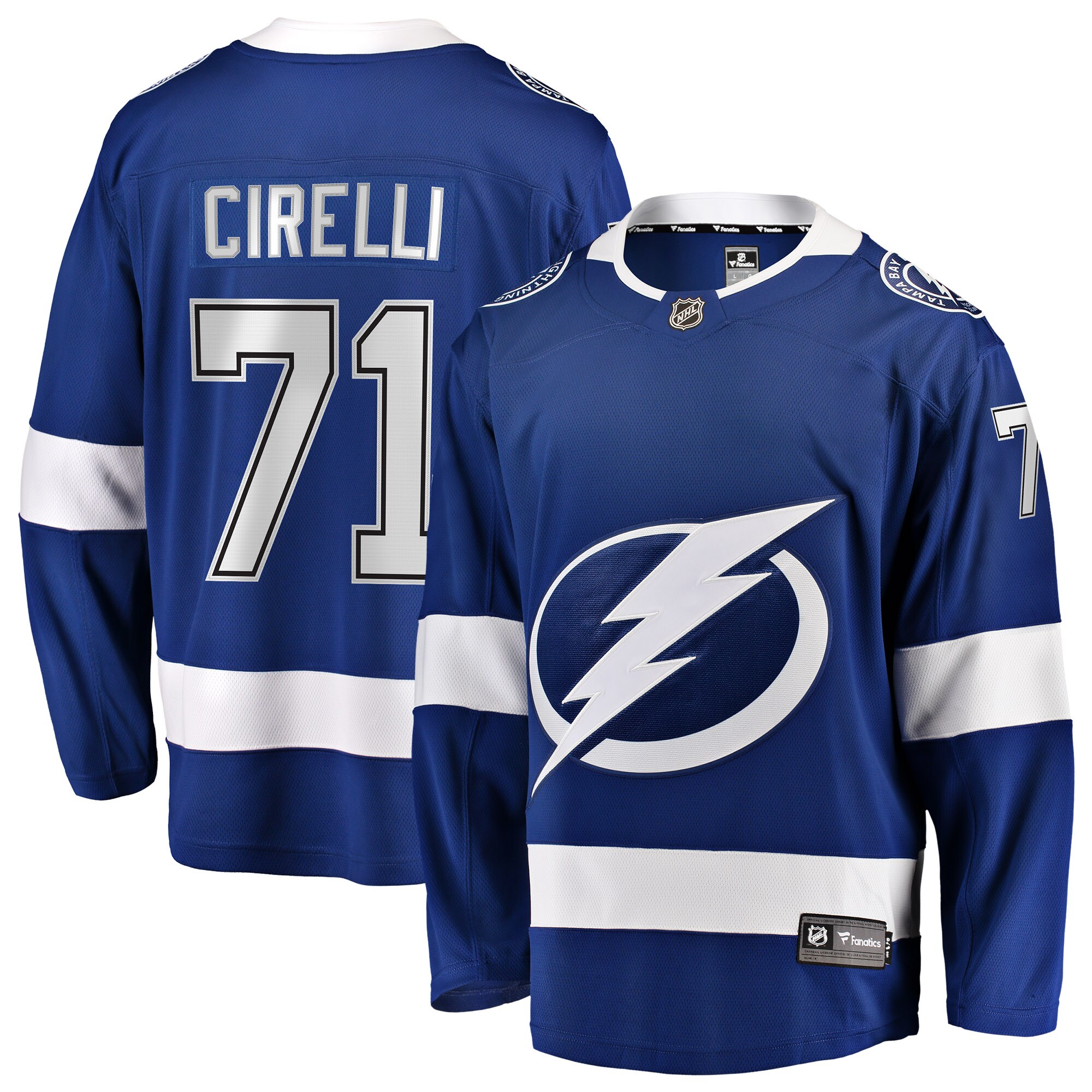 Anthony Cirelli Tampa Bay Lightning Home Breakaway Player Jersey - Blue