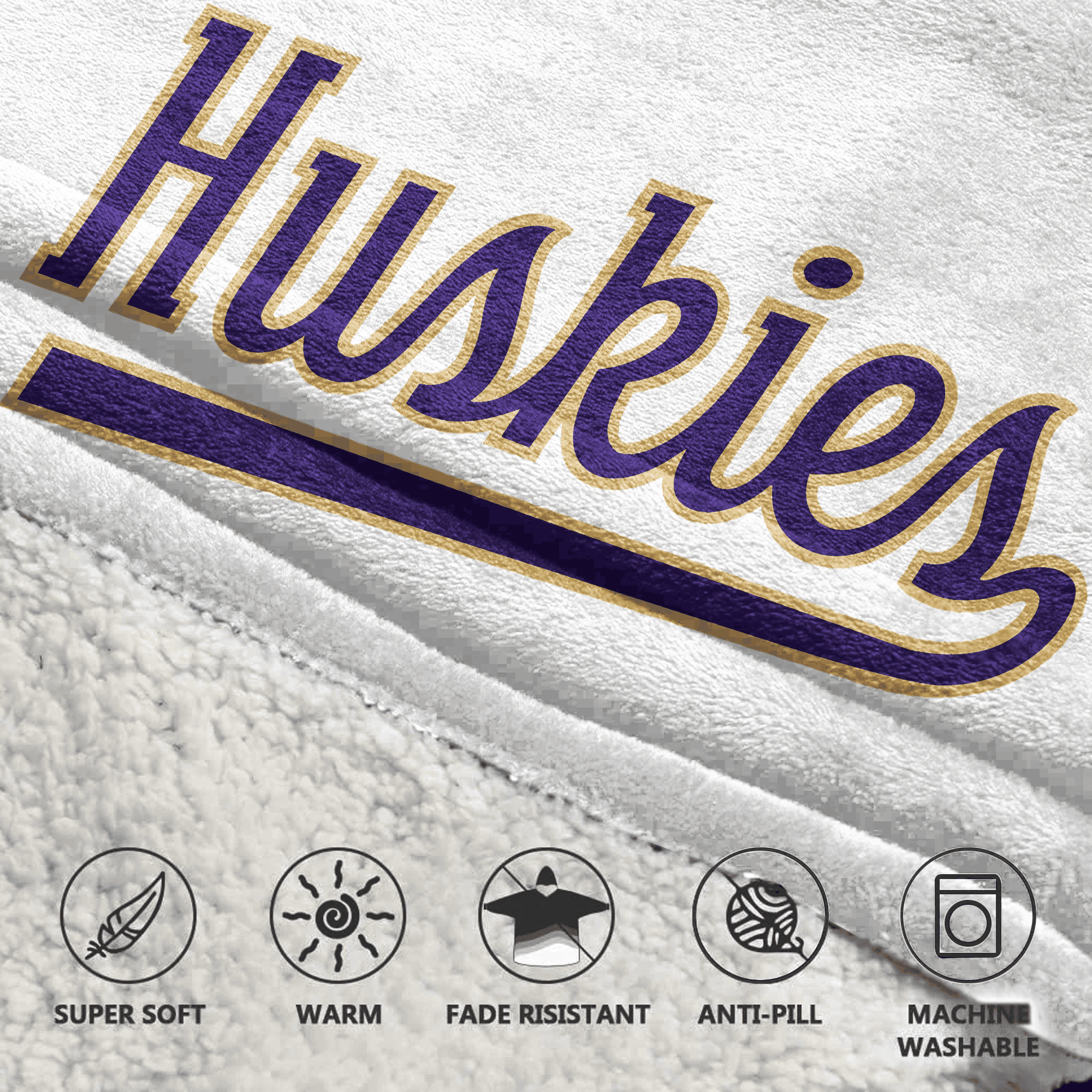 Adult 1 Washington Football Unisex Blanket Hoodie