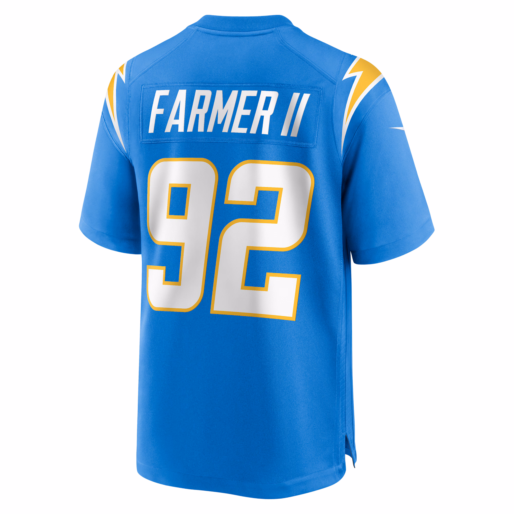 Andrew Farmer Los Angeles Chargers Team Game Jersey -  Powder Blue