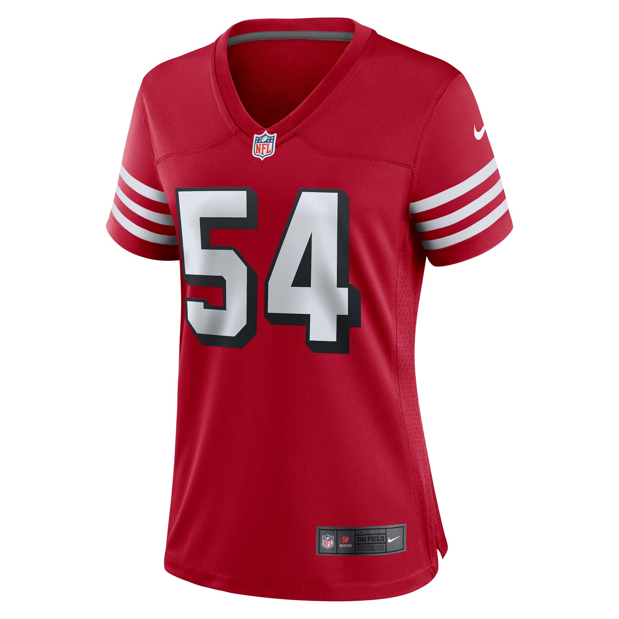 Fred Warner San Francisco 49ers  Women's Alternate Game Jersey - Scarlet