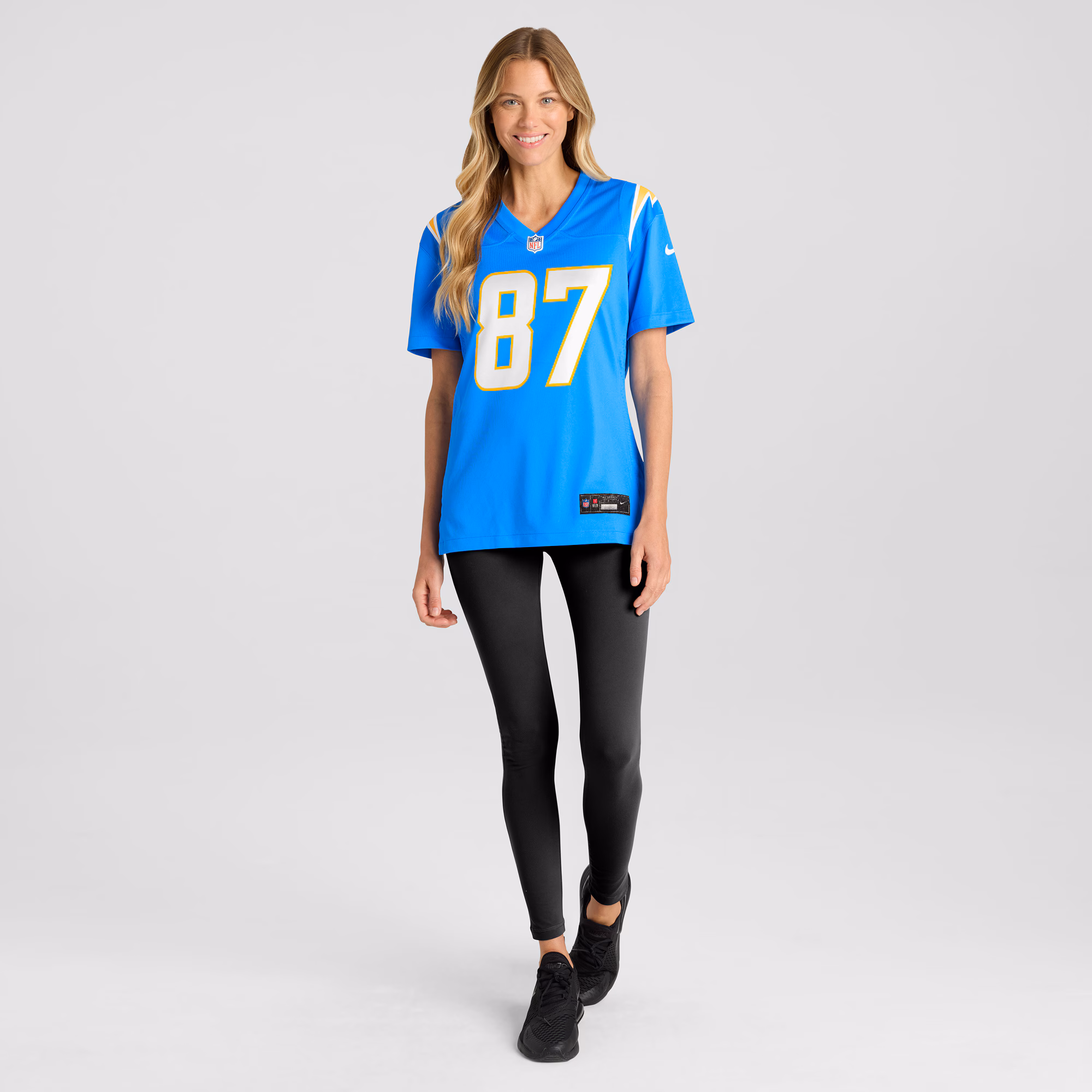 Simi Fehoko Los Angeles Chargers Women's  Game Jersey -  Powder Blue