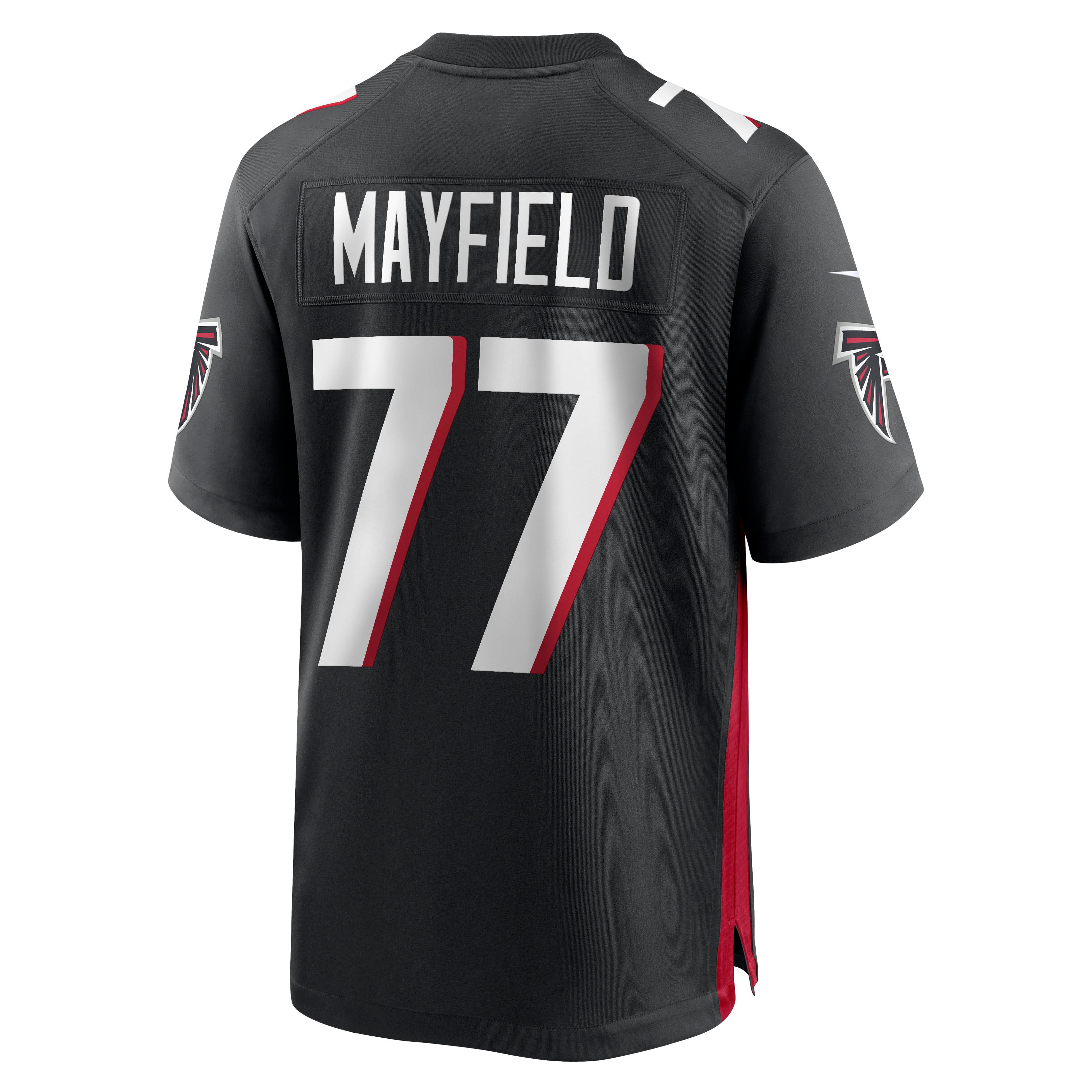 Jalen Mayfield Atlanta Falcons  Game Jersey - Black