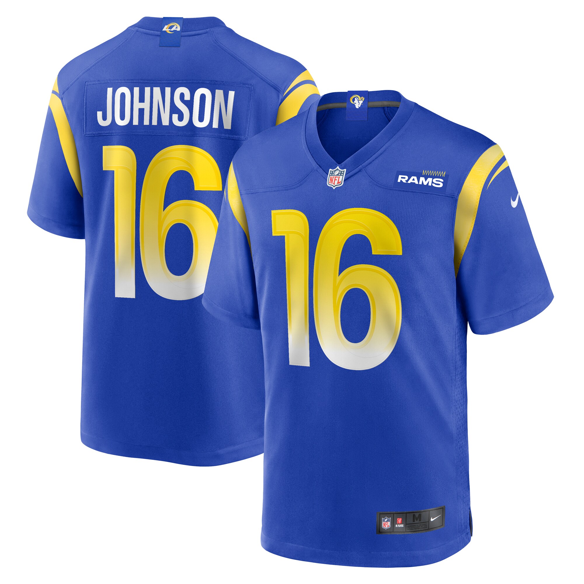 Tyler Johnson Los Angeles Rams Team Game Jersey -  Royal
