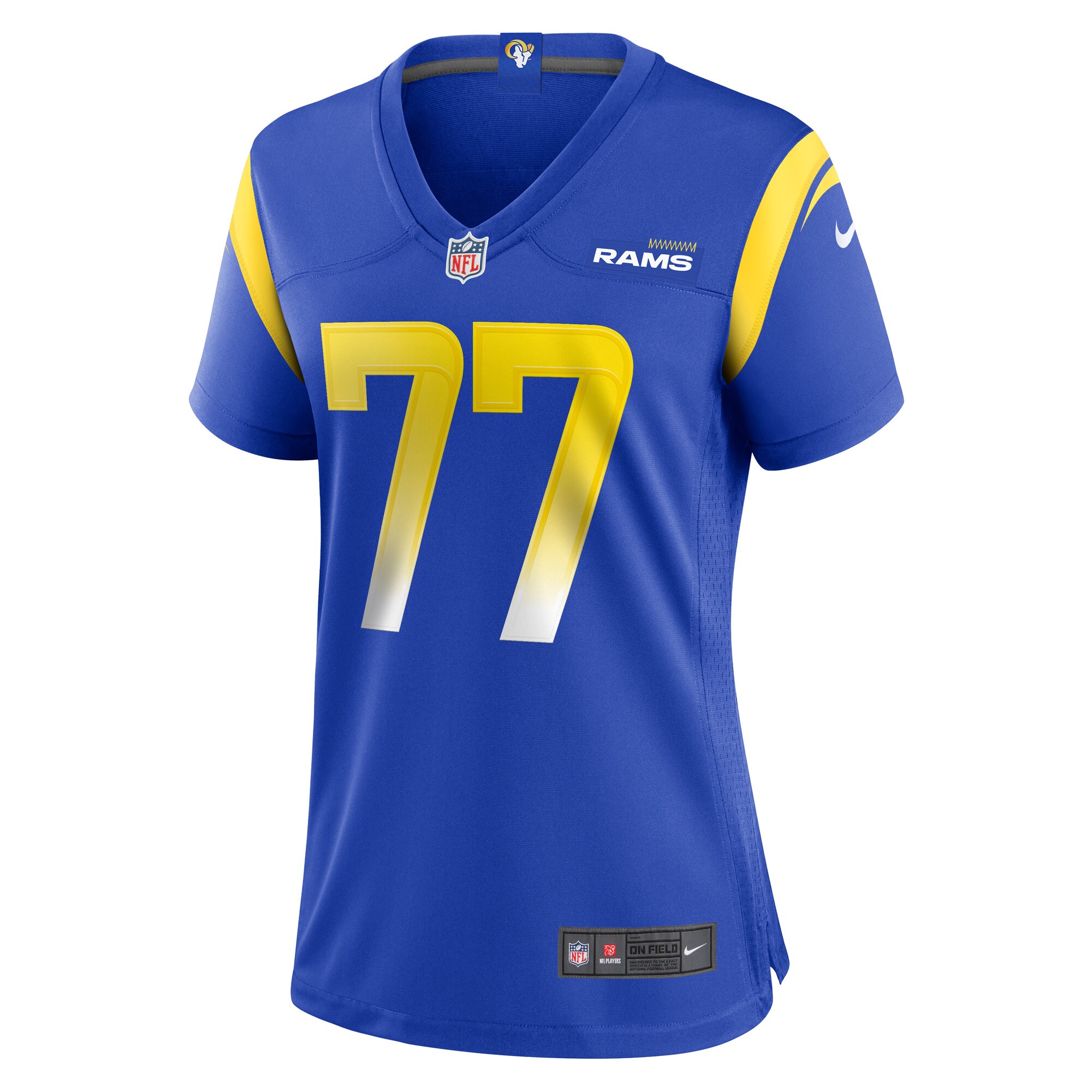 AJ Jackson Los Angeles Rams  Women's Game Player Jersey - Royal