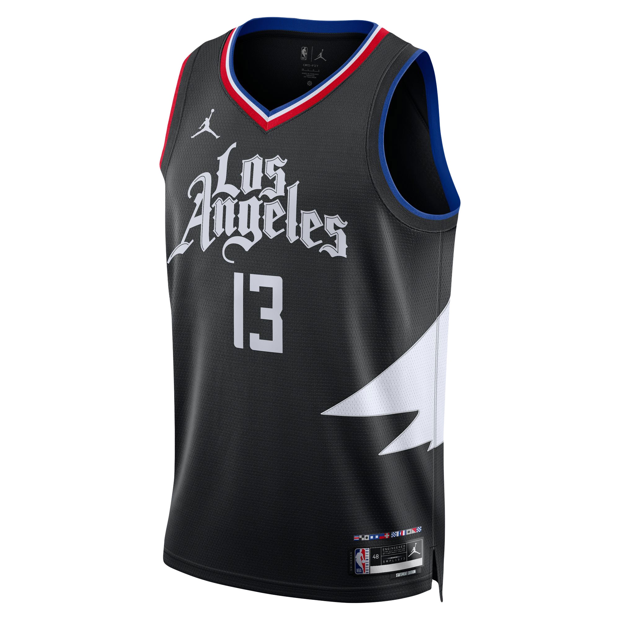 Paul George 2022/23 LA Clippers  Unisex Swingman Jersey - Statement Edition - Black
