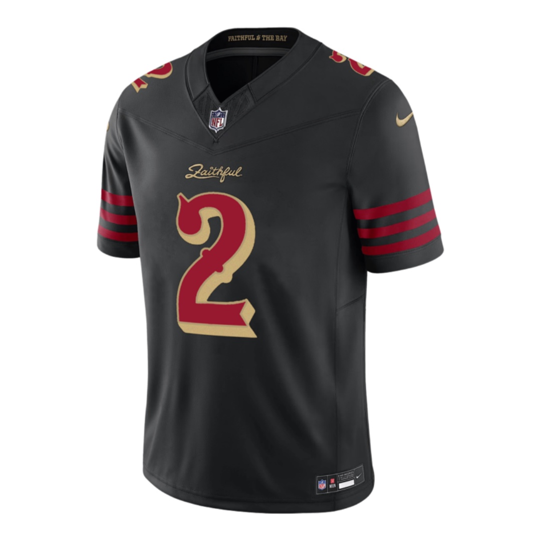 Men's Deommodore Lenoir #2 San Francisco 49ers Rivalries Collection Limited Jersey-Black