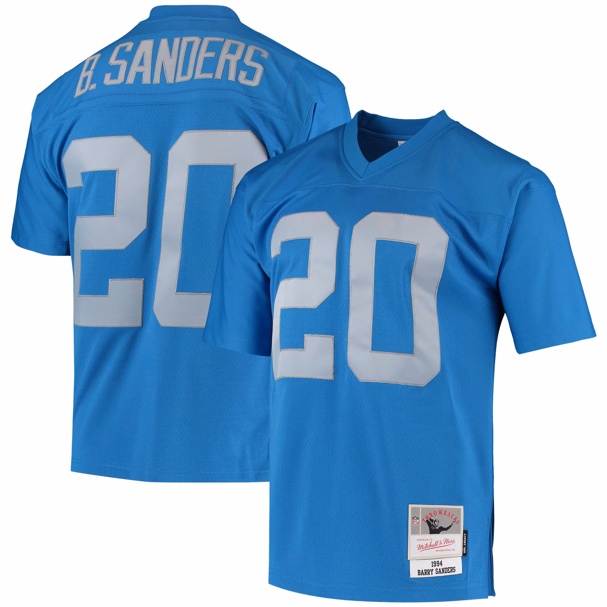 Barry Sanders Detroit Lions Legacy Replica Jersey - Blue
