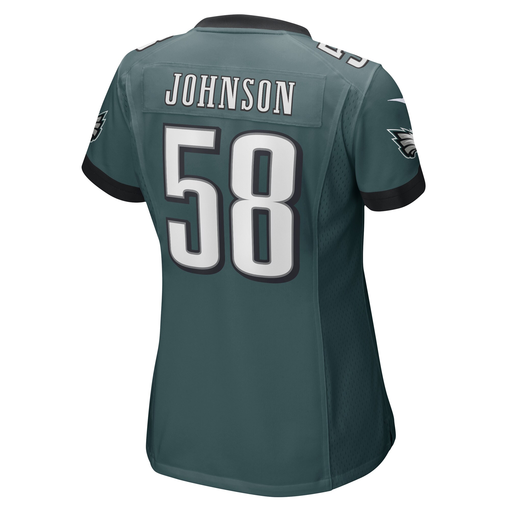 Kyron Johnson Philadelphia Eagles  Women's Game Player Jersey - Midnight Green