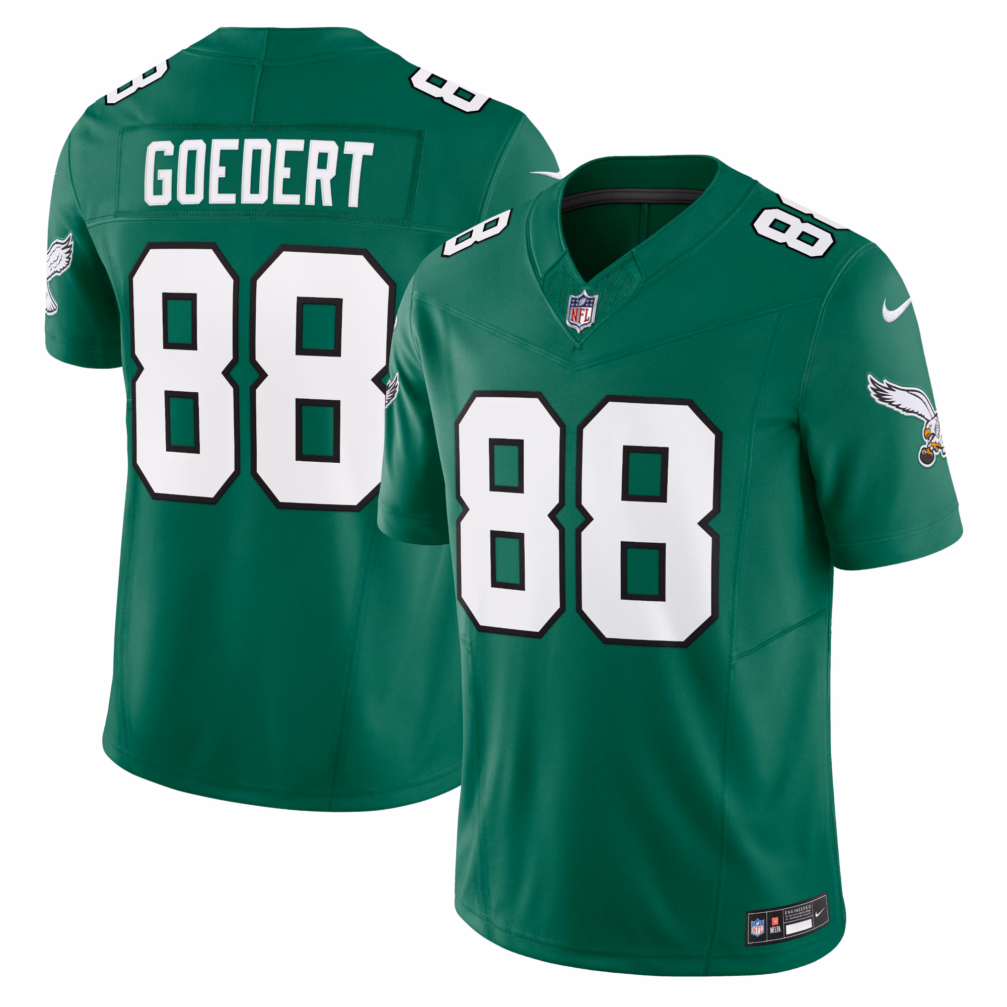 Dallas Goedert Philadelphia Eagles #88 Vapor F.U.S.E. Limited Jersey - Kelly Green