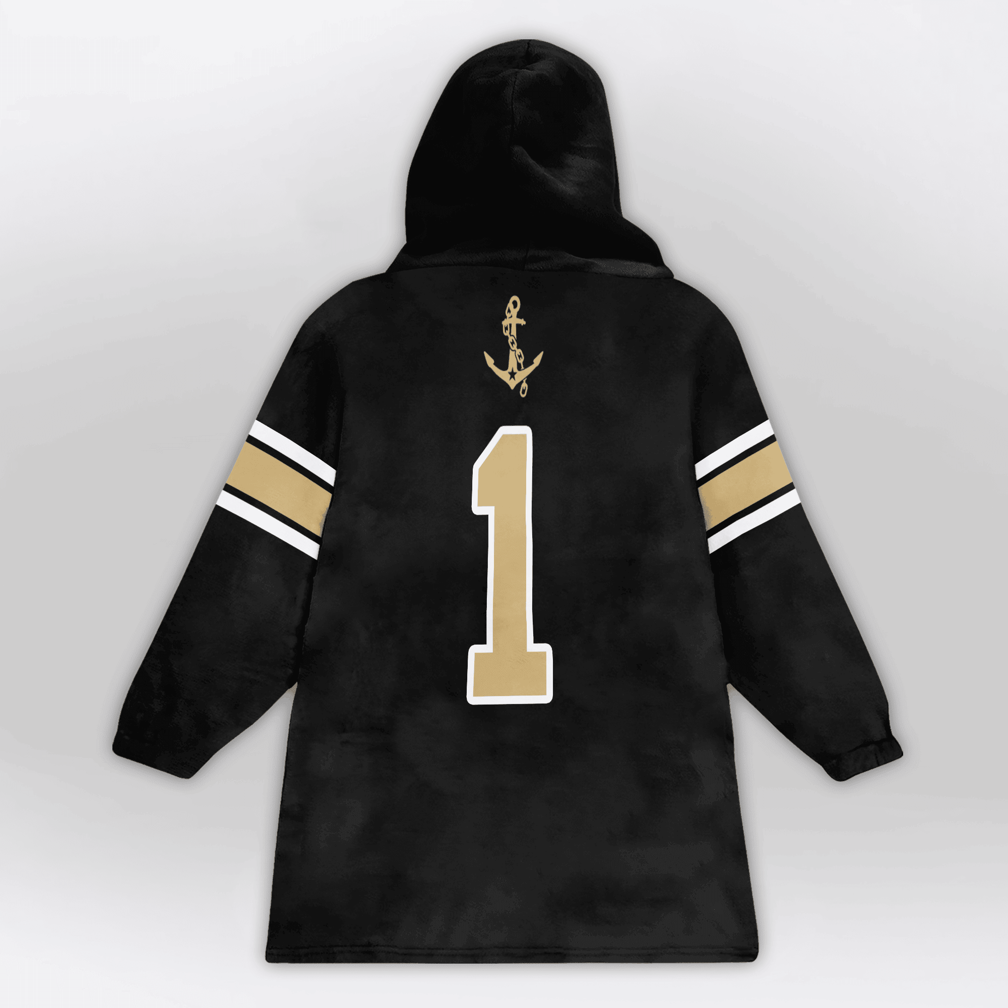 Kid 1 Vanderbilt Football Unisex Blanket Hoodie