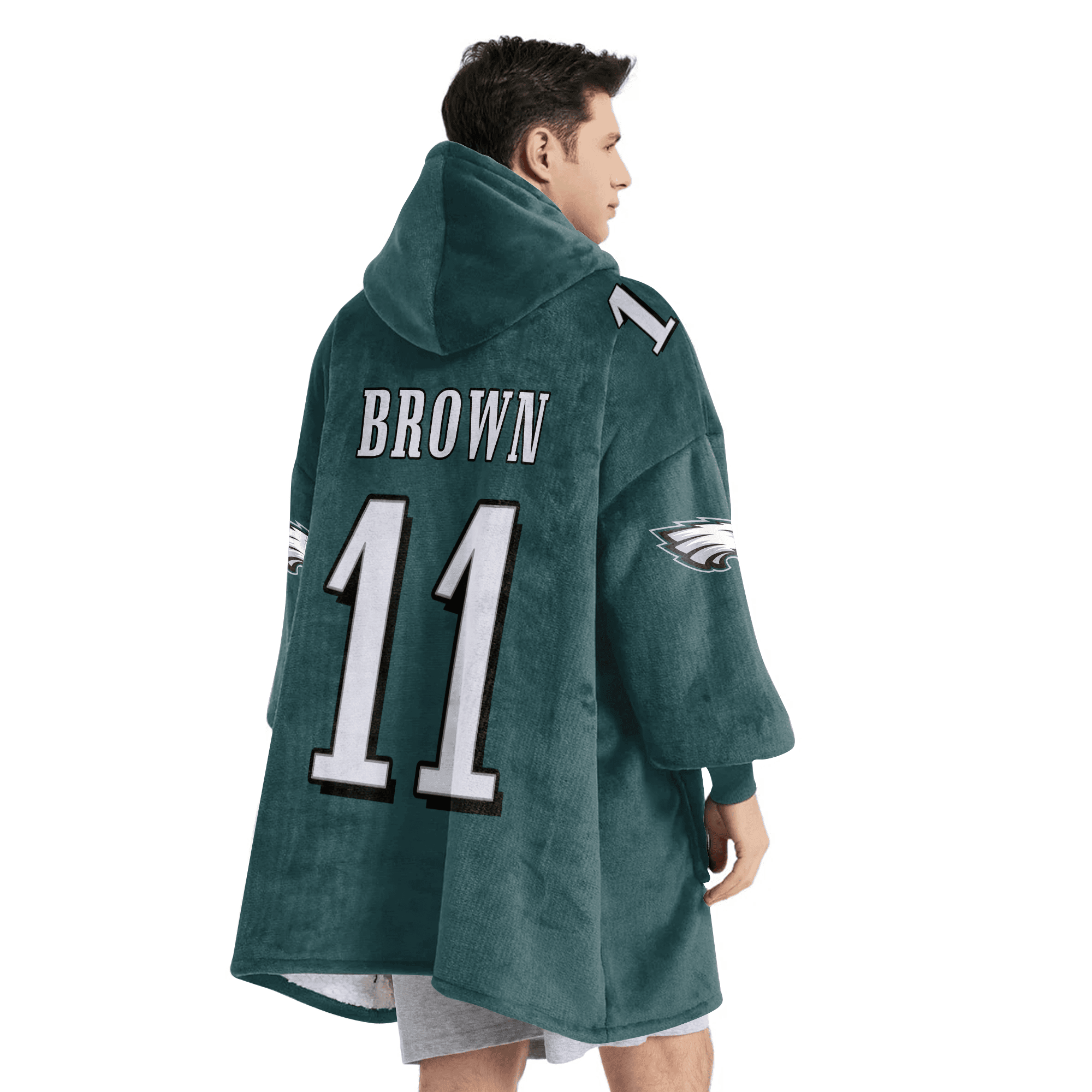 Adult 11 Philadelphia Football Unisex Blanket Hoodie