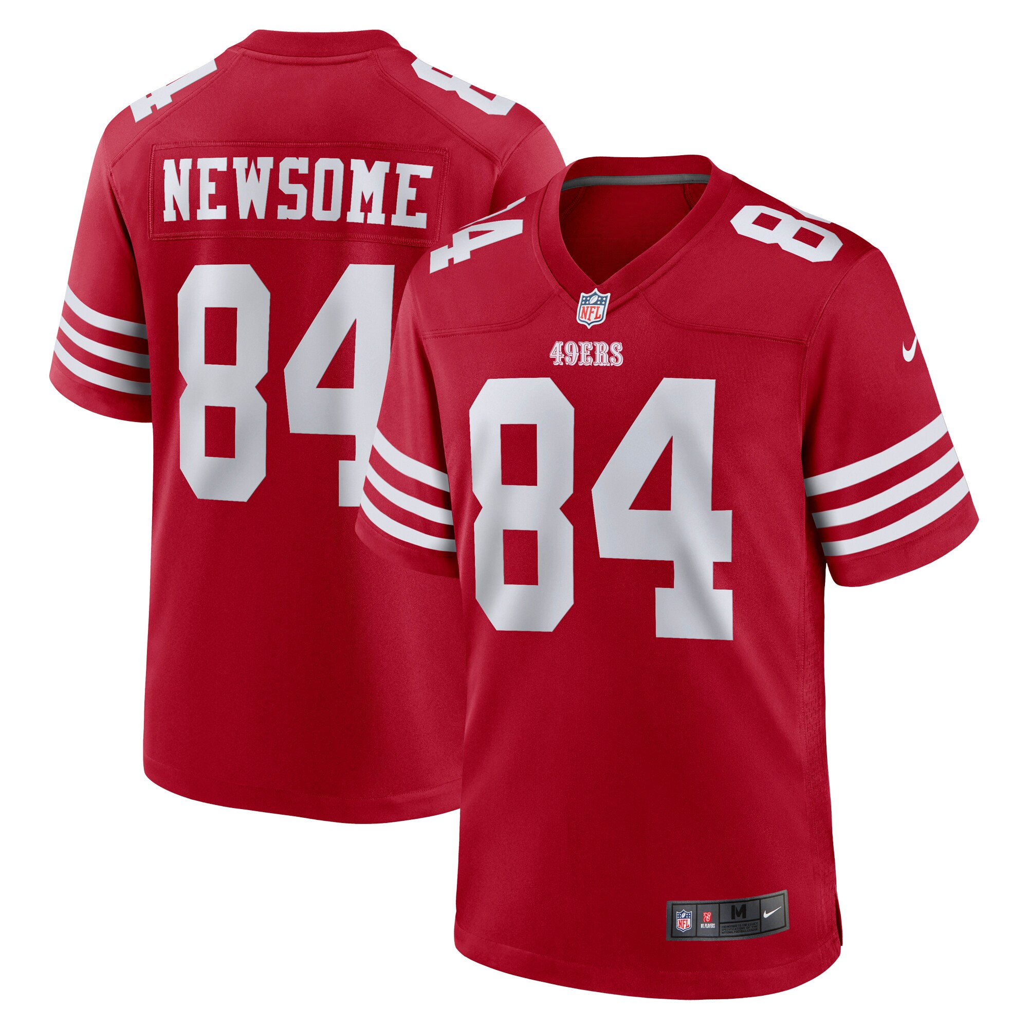 Dazz Newsome San Francisco 49ers  Team Game Jersey - Scarlet