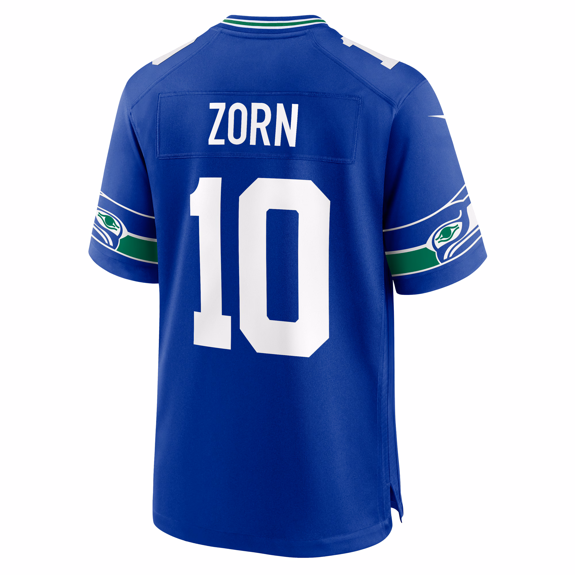 Jim Zorn Seattle Seahawks Throwback Retired Player Game Jersey - Royal