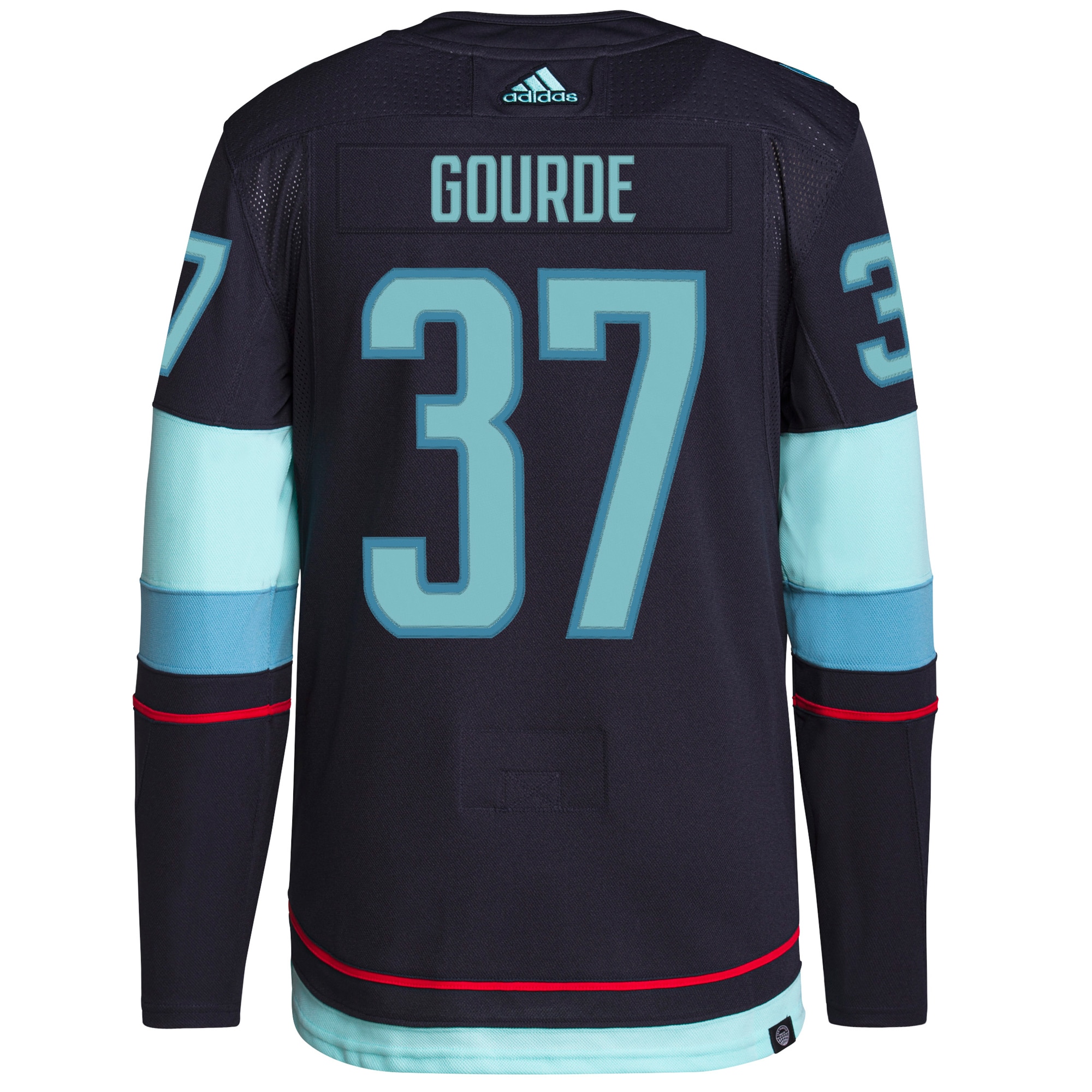 Yanni Gourde Seattle Kraken  Home Authentic Primegreen Player Jersey - Navy