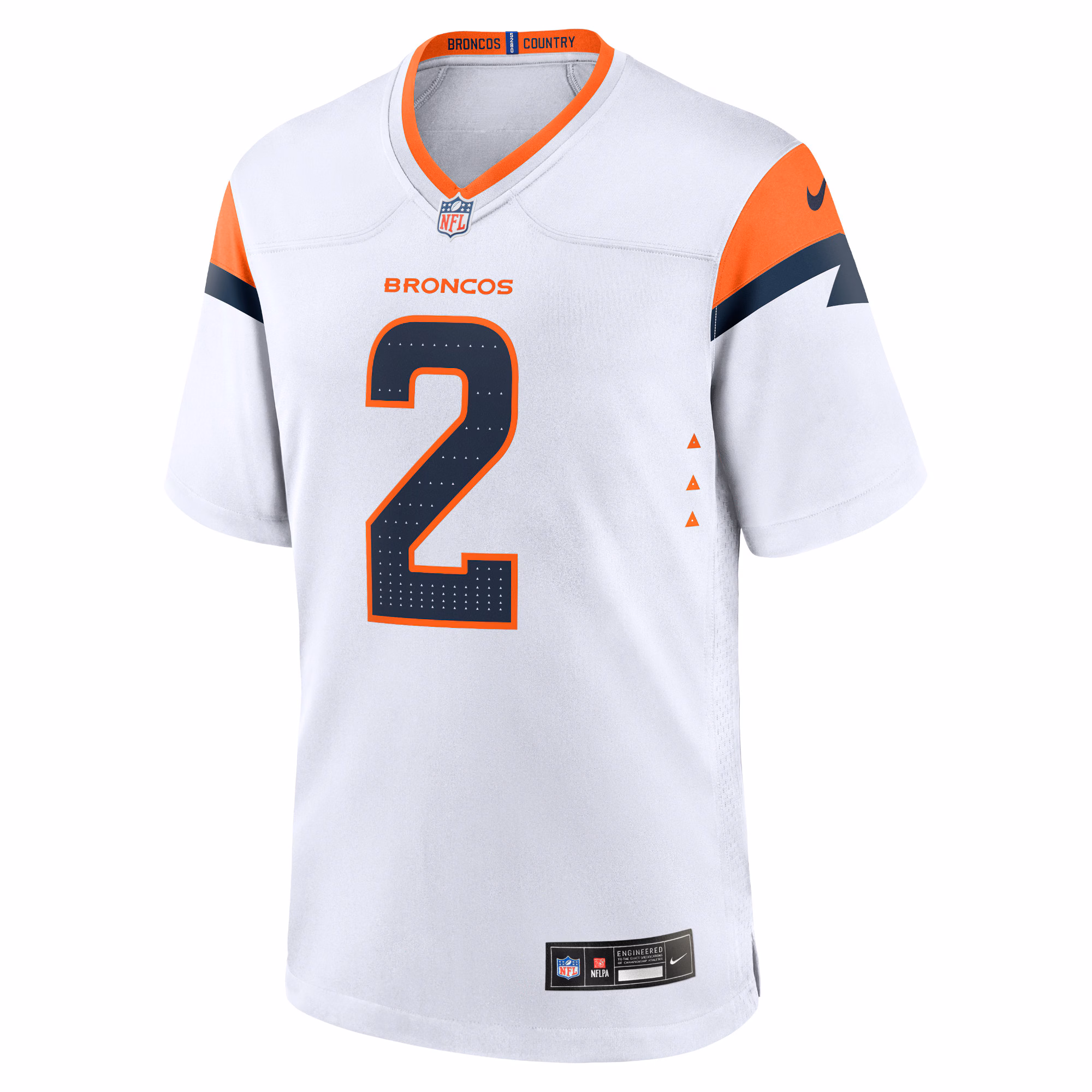 Patrick Surtain II Denver Broncos Mile High Collection Game Jersey - Orange