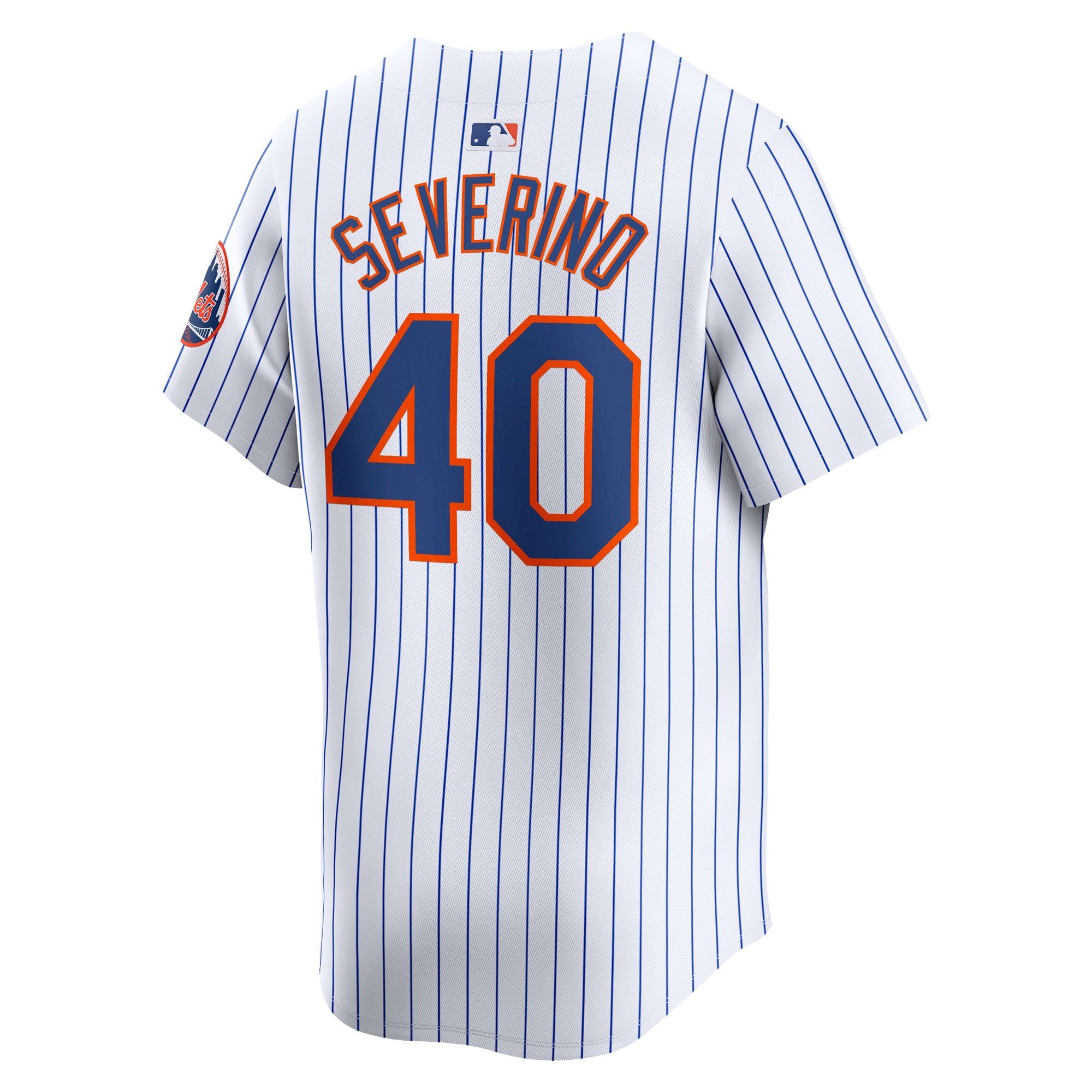 Men's New York Mets Luis Severino  White Home Limited Player Jersey