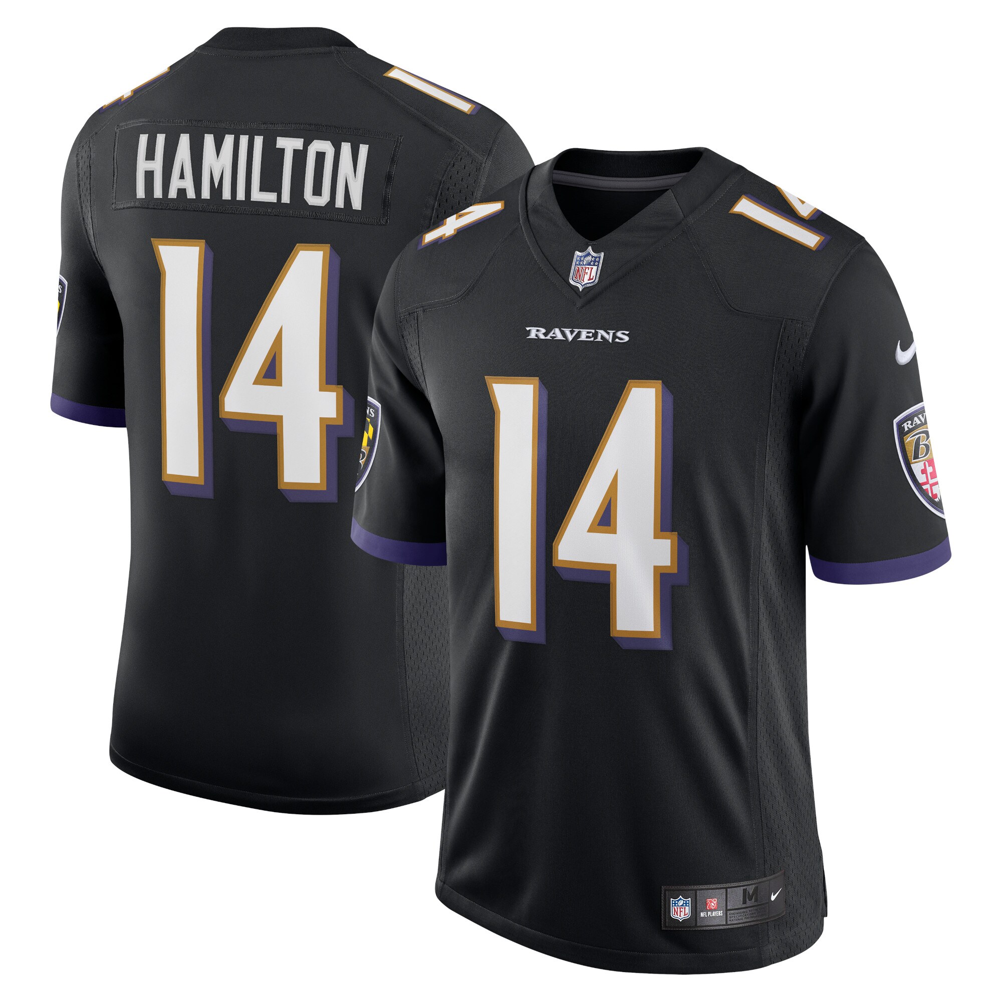 Kyle Hamilton Baltimore Ravens  Men's Vapor Limited Jersey - Black