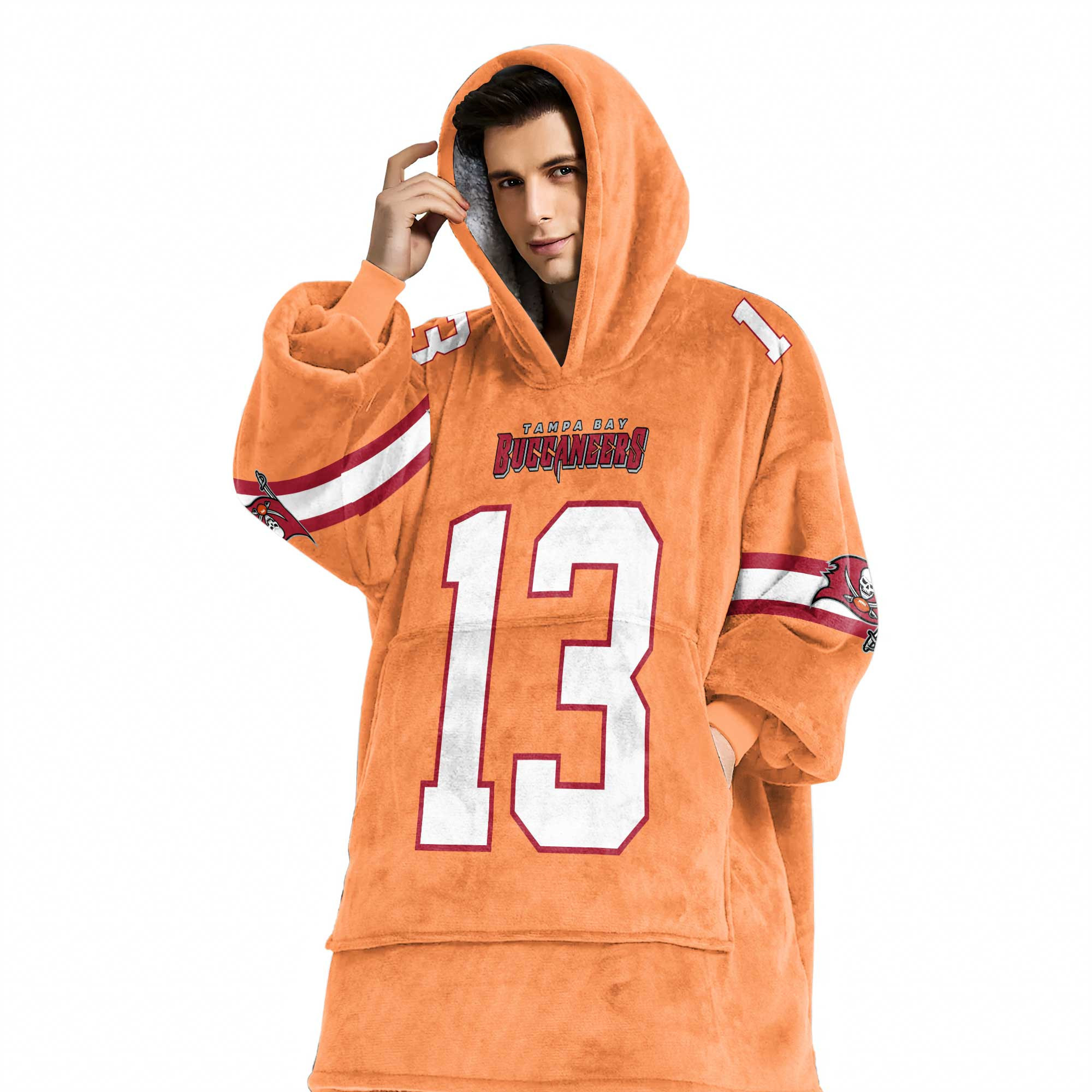 Adult M.E 13 Tampa Bay Football Unisex Blanket Hoodie