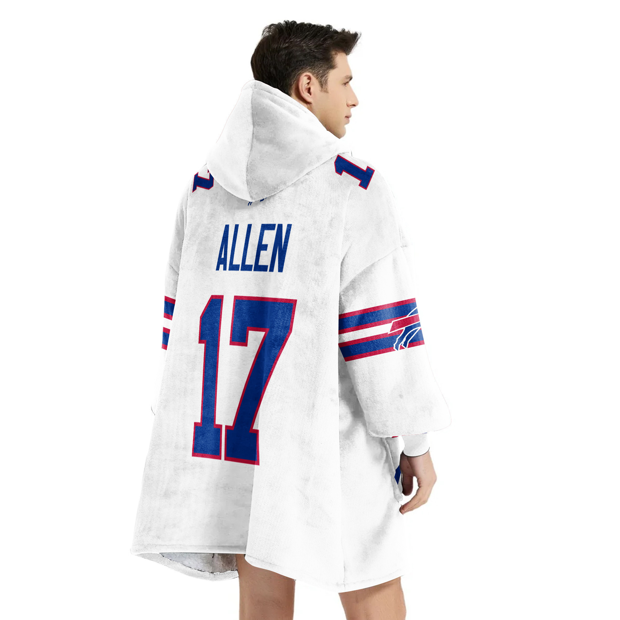 Adult J.A. 17 Buffalo Football Unisex Blanket Hoodie