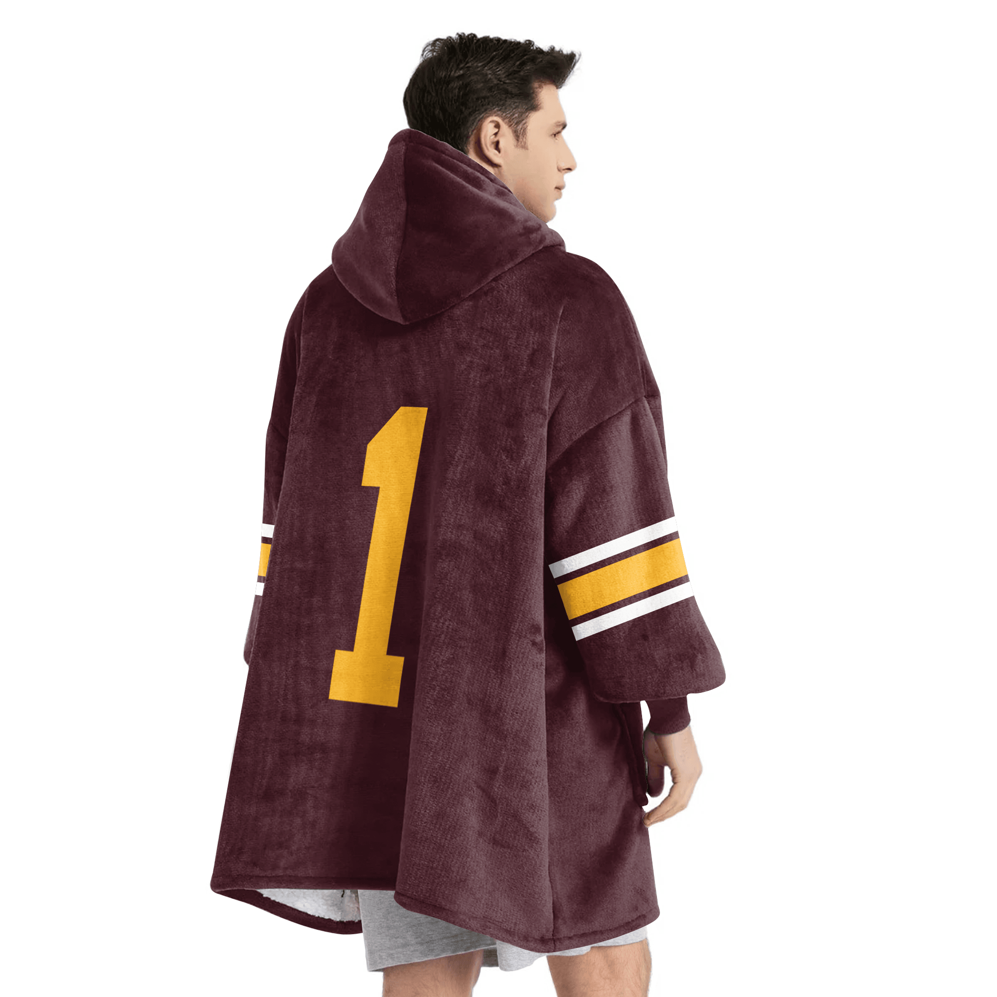 Adult Minnesota Football Unisex Blanket Hoodie