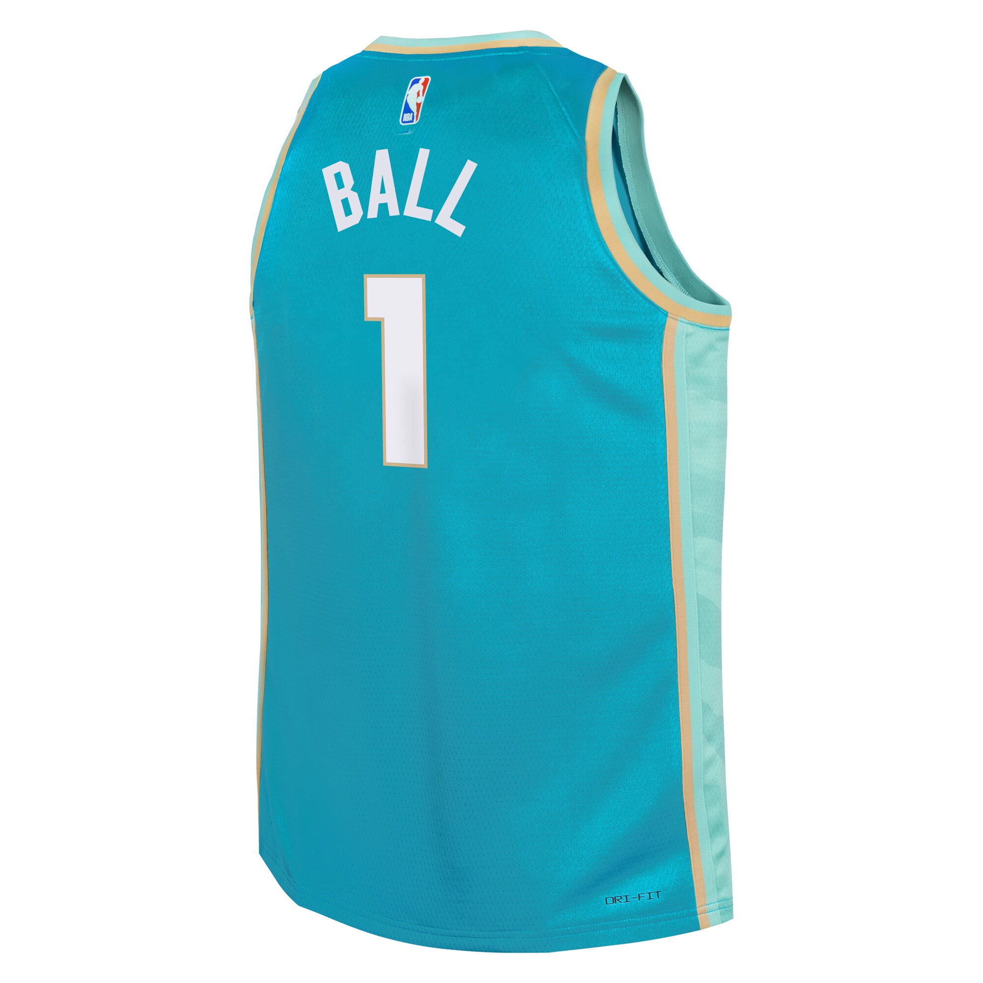 Youth Charlotte Hornets LaMelo Ball  Teal 2023/24 Swingman Replica Jersey - City Edition