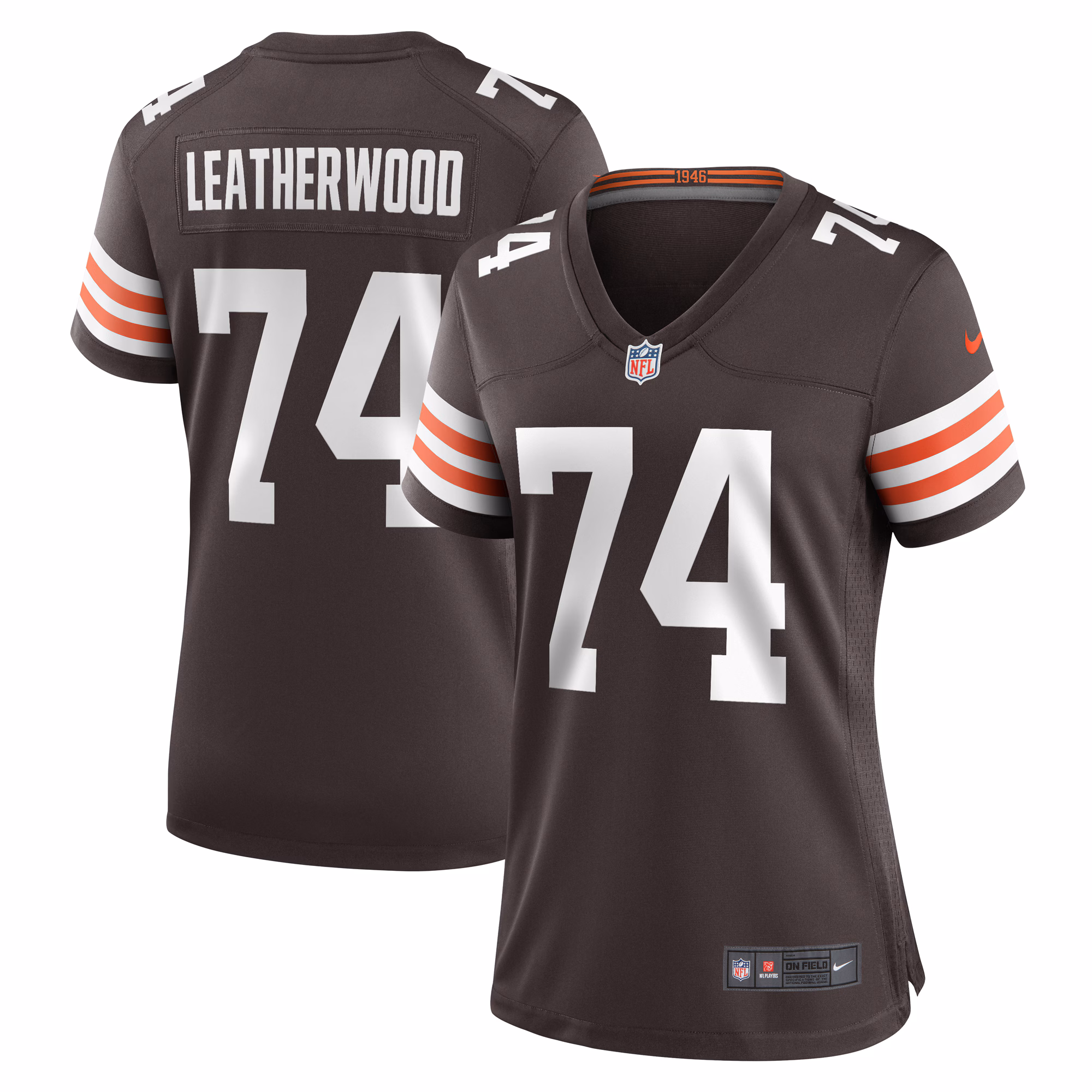 Alex Leatherwood Cleveland Browns Women's Team Game Jersey -  Brown