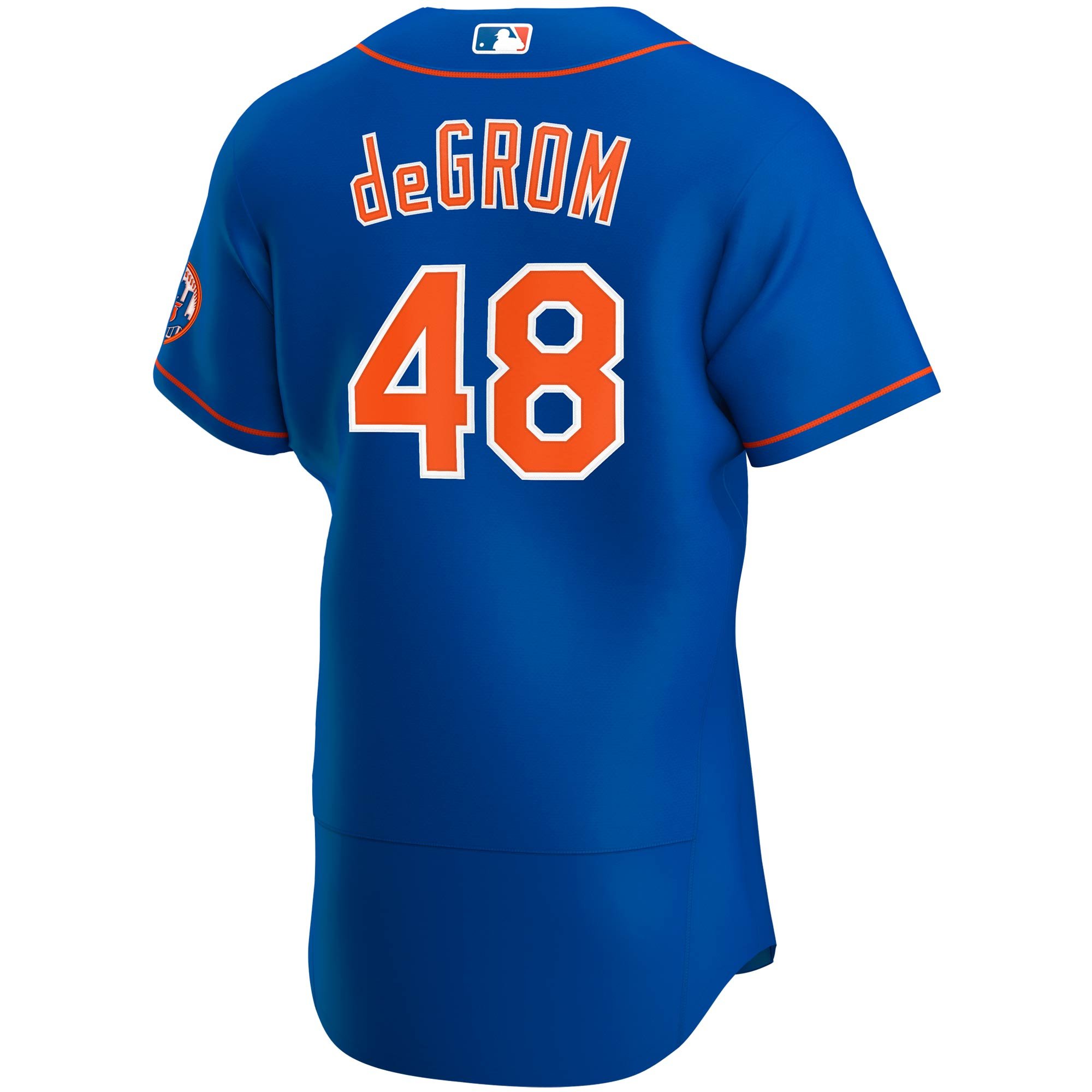 Men's New York Mets Jacob deGrom  Royal Alternate Player Jersey