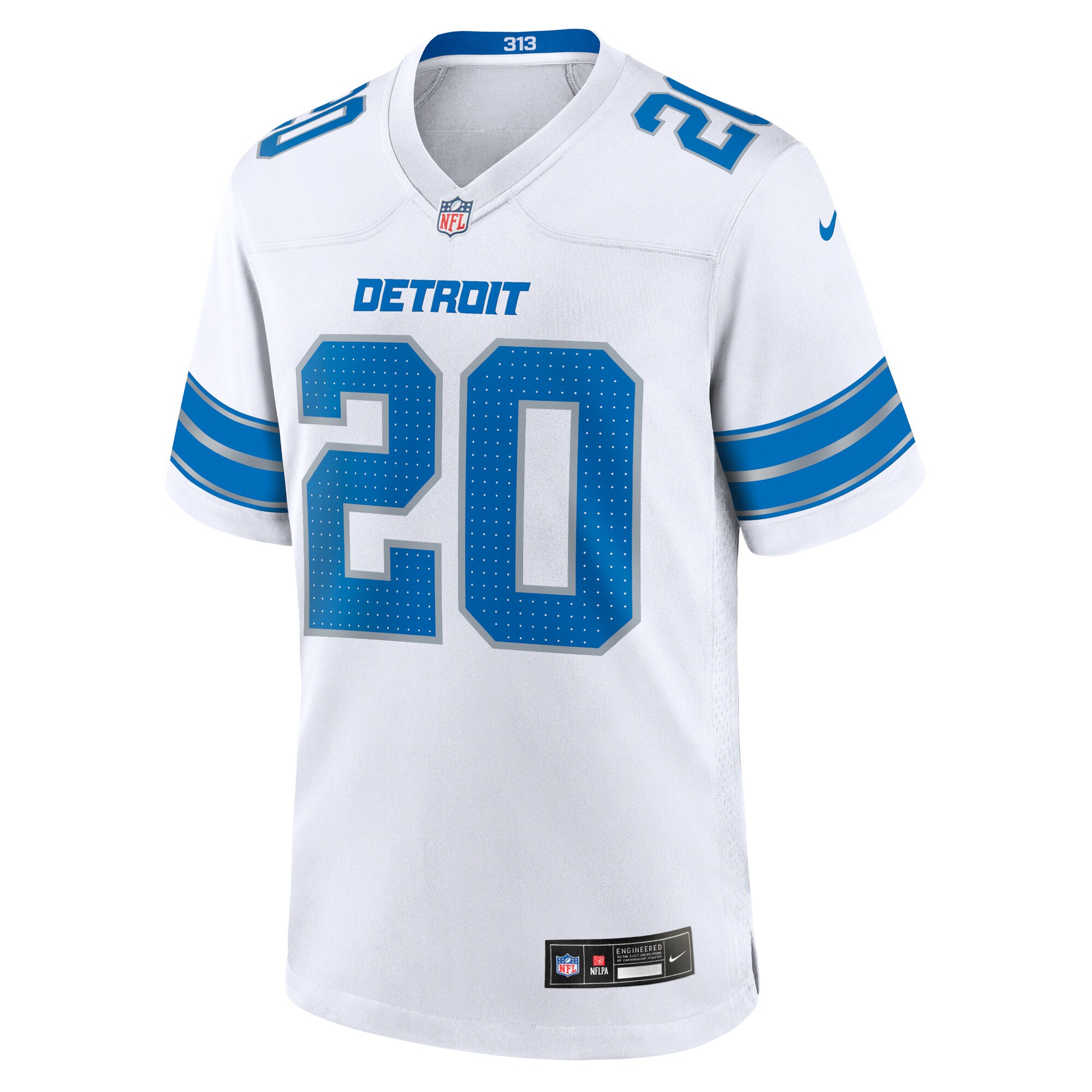 Barry Sanders Detroit Lions 2nd Alternate Retired Player Game Jersey - Black