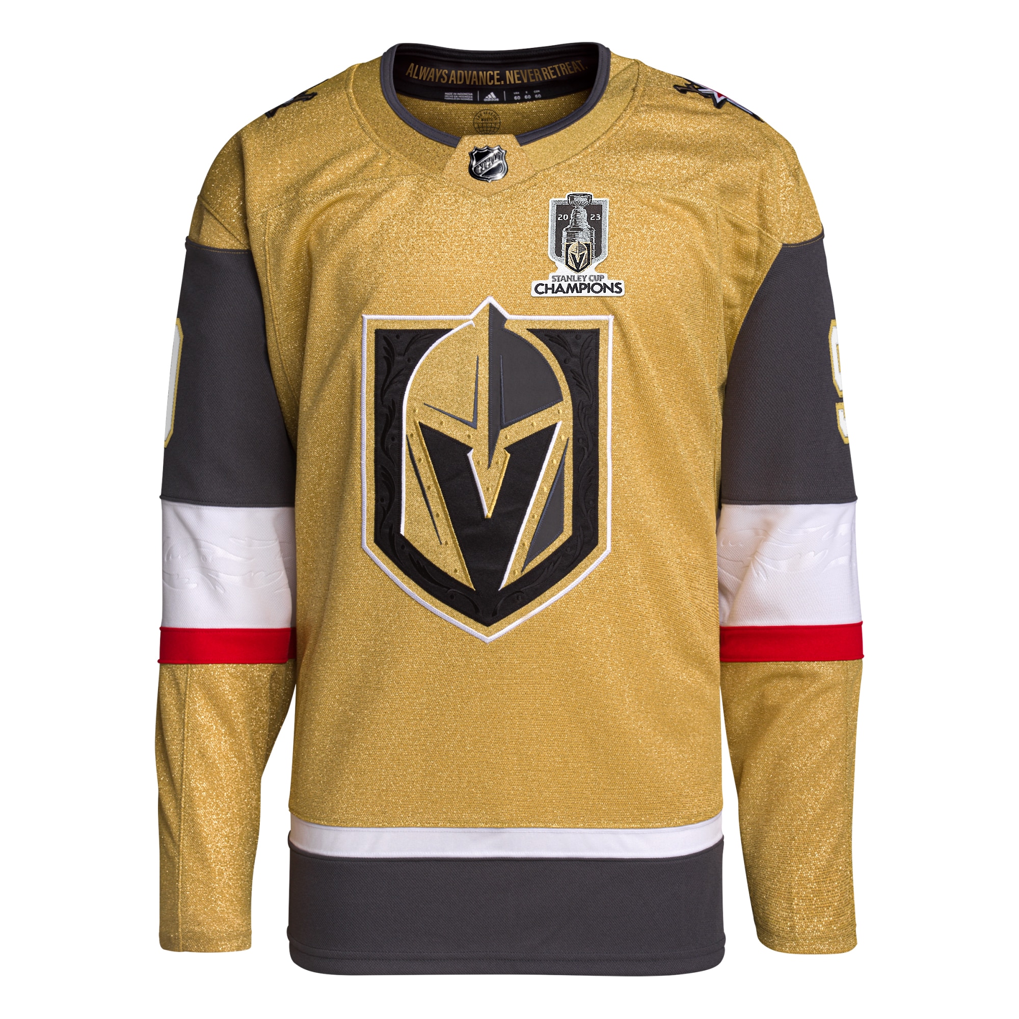Jack Eichel Vegas Golden Knights  2023 Stanley Cup Champions Authentic Home Player Jersey - Gold