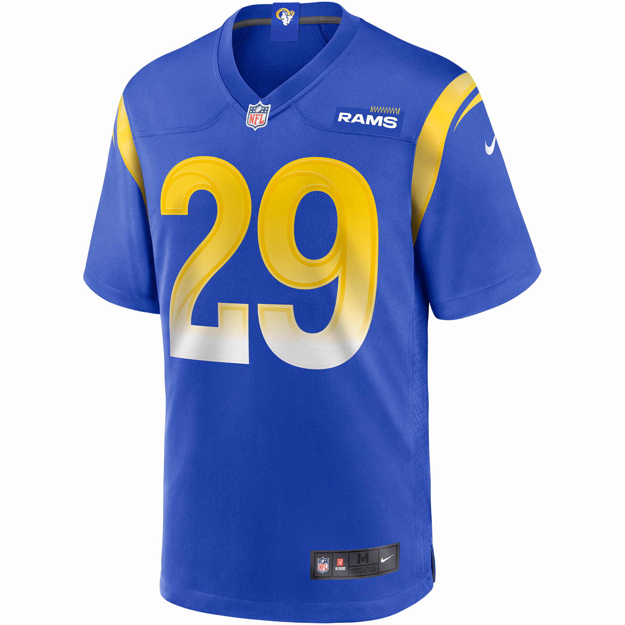 Eric Dickerson Los Angeles Rams Game Retired Player Jersey - Royal