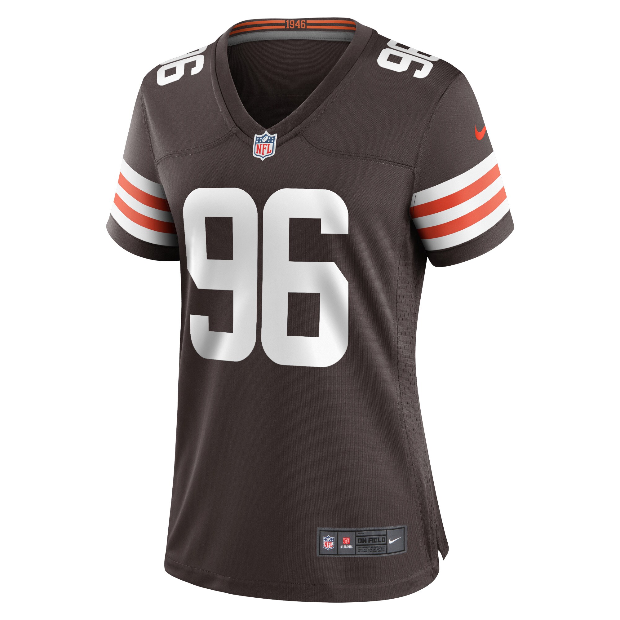 Elliott Cleveland Browns  Women's Game Jersey - Brown