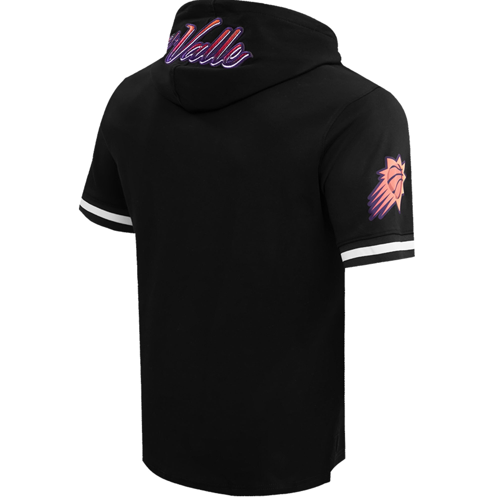 Men's Phoenix Suns Devin Booker Pro Standard Black 2023/24 City Edition Name & Number Short Sleeve Pullover Hoodie