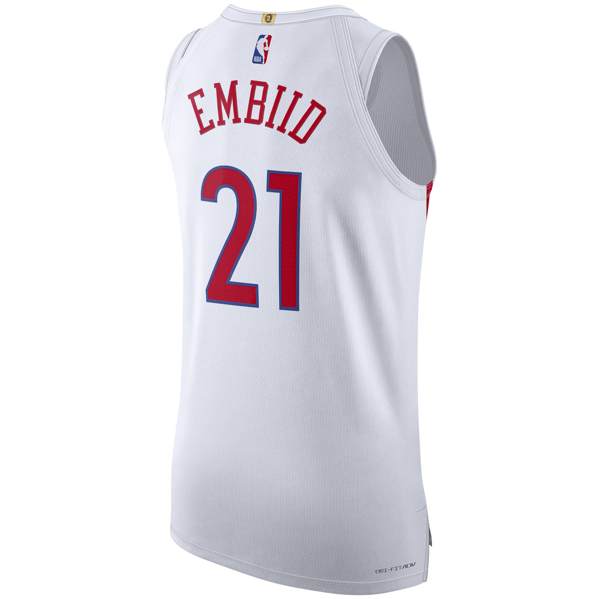 Joel Embiid Philadelphia 76ers  2022/23 Authentic Jersey - City Edition - White