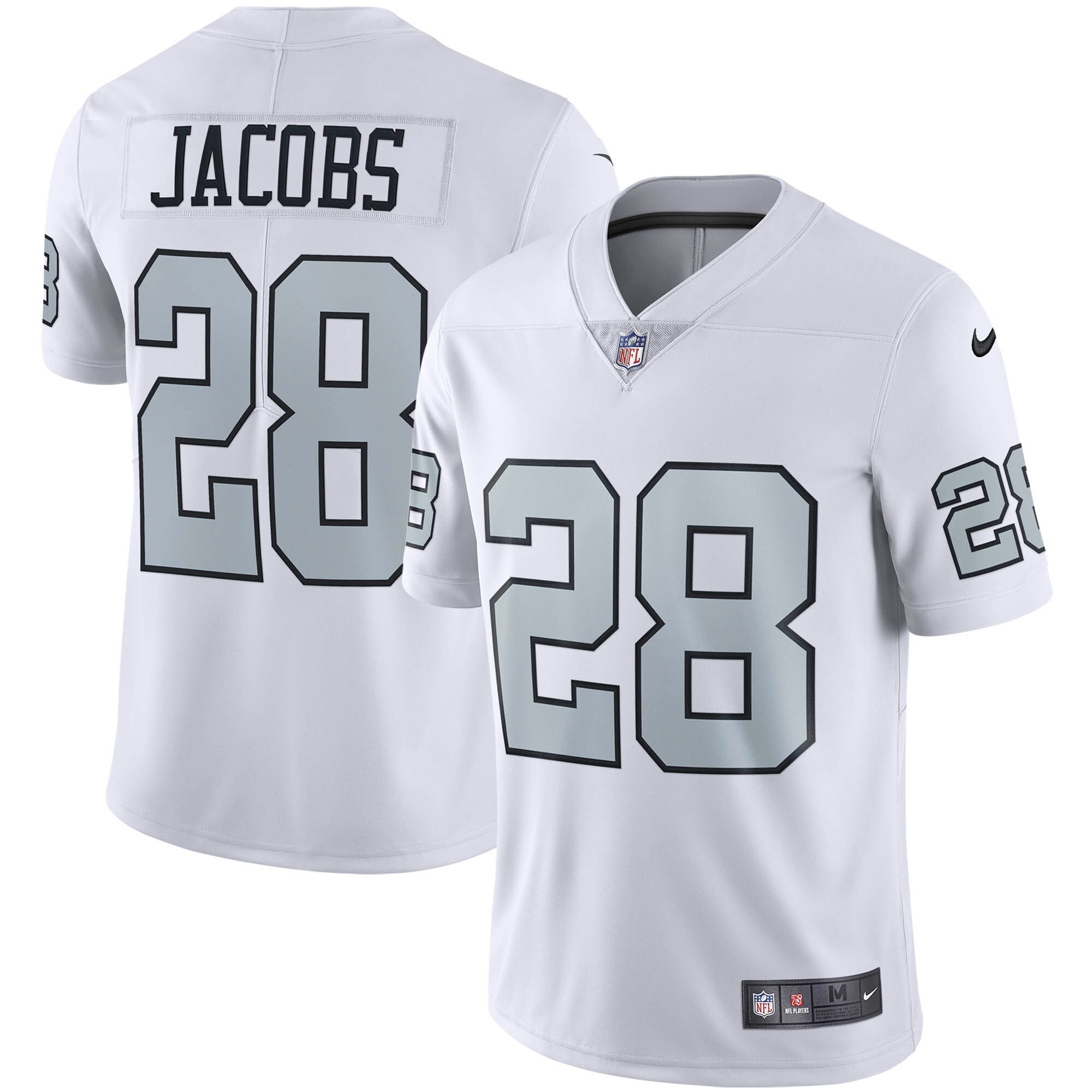 Josh Jacobs Las Vegas Raiders  Vapor Untouchable Color Rush Limited Player Jersey - White