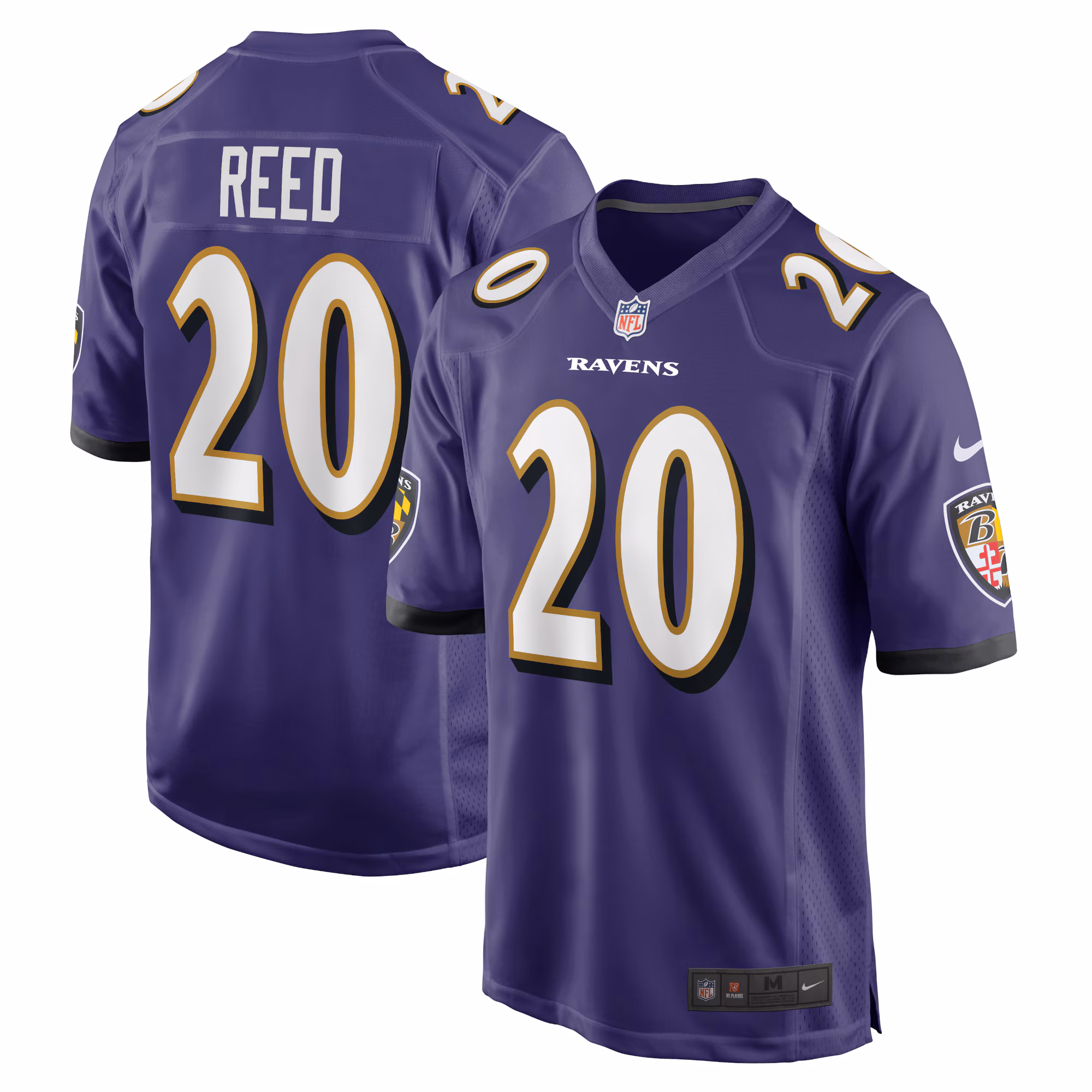 Ed Reed Baltimore Ravens Retired Player Game Jersey - Purple