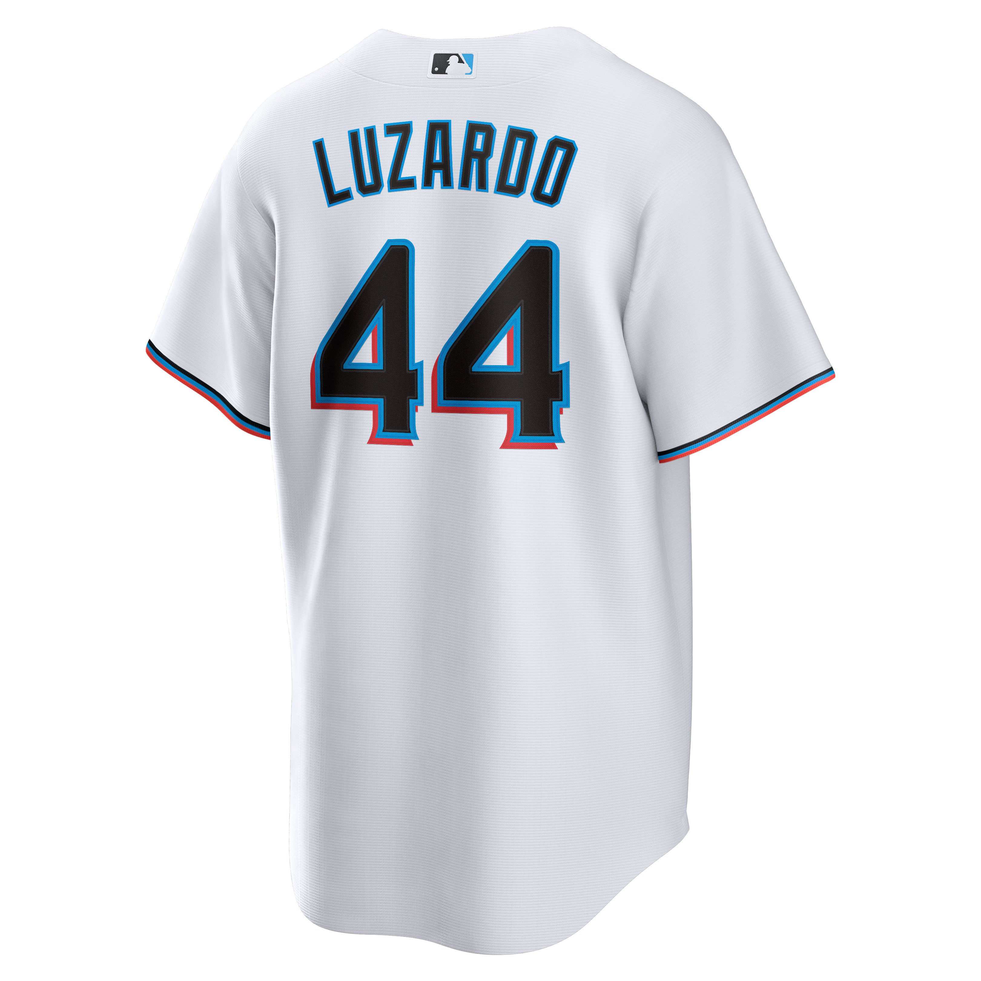 Men's Miami Marlins Jesús Luzardo  White Home  Replica Player Jersey