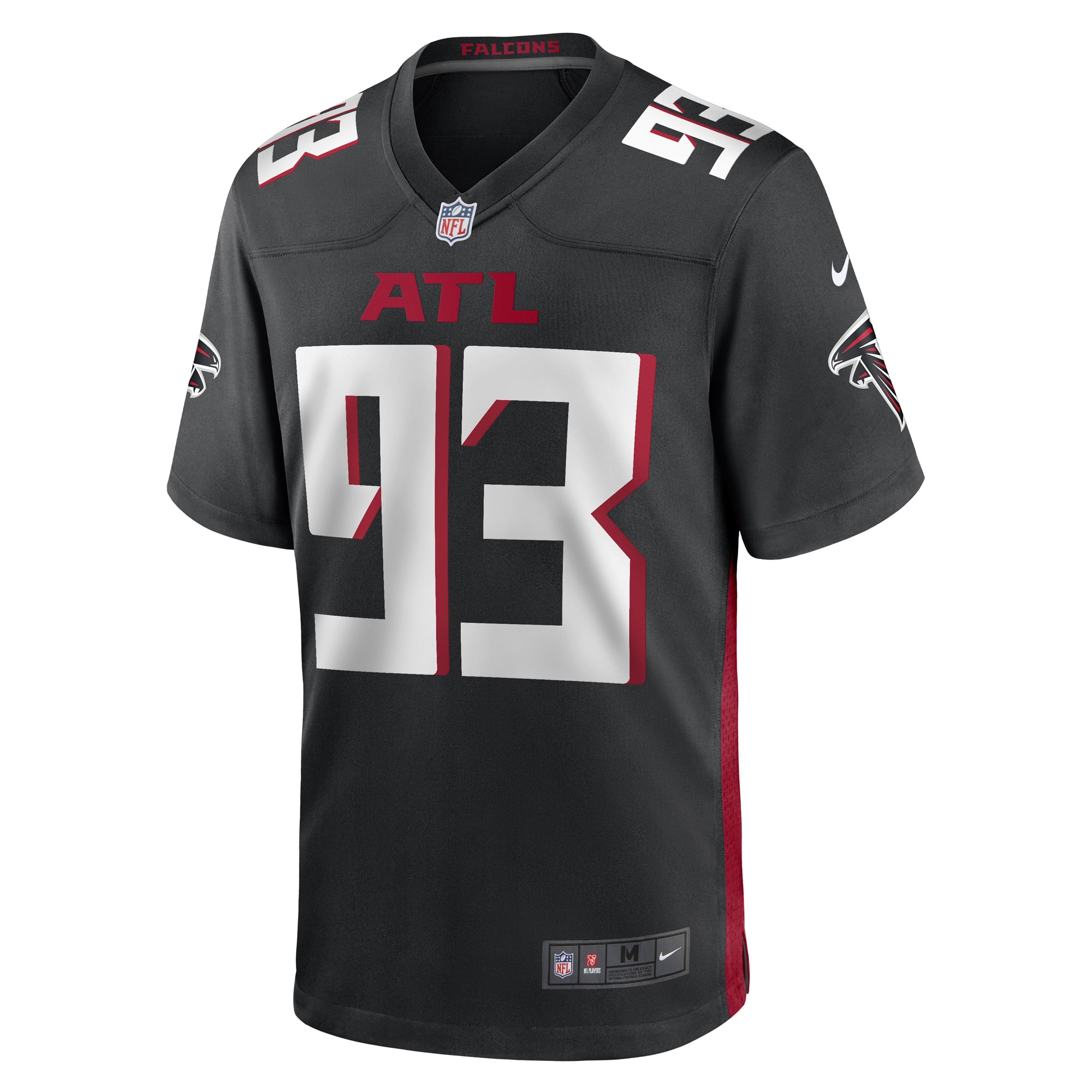 Atlanta Falcons Timmy Horne  Game Player Jersey - Black