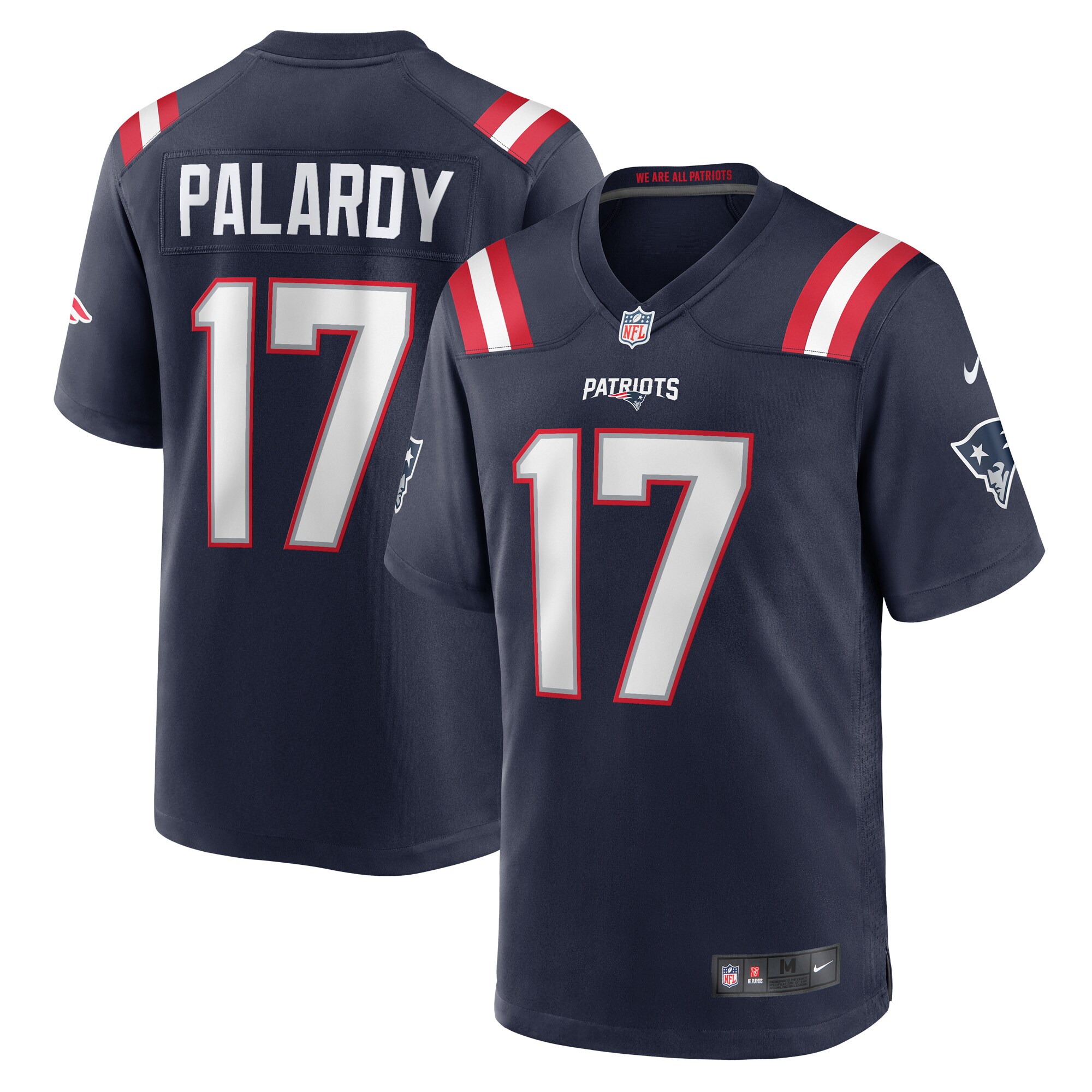 Michael Palardy New England Patriots  Home Game Player Jersey - Navy