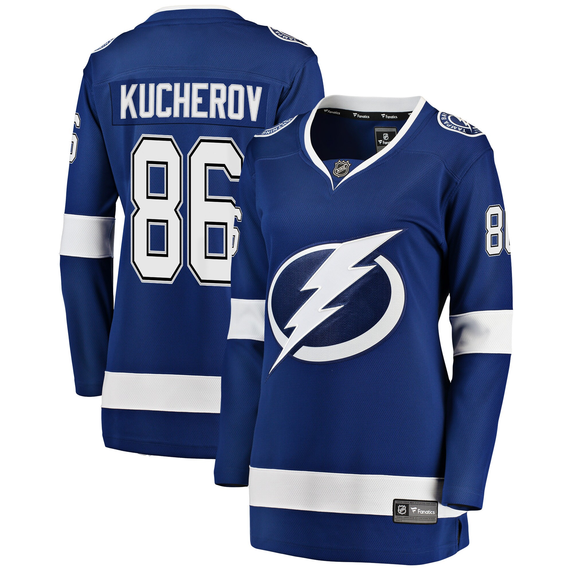 Nikita Kucherov Tampa Bay Lightning Women's Premier Breakaway Player Jersey - Blue