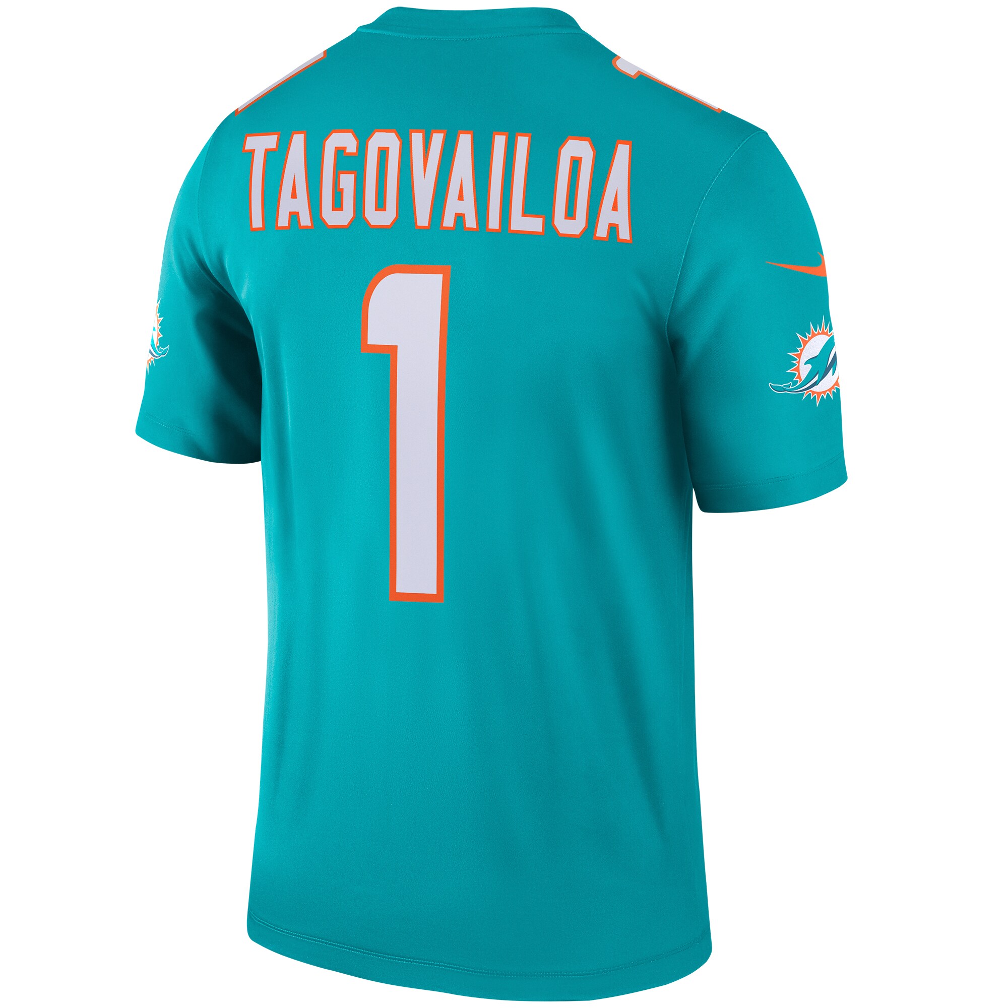 Tua Tagovailoa Miami Dolphins Legend Jersey - Aqua