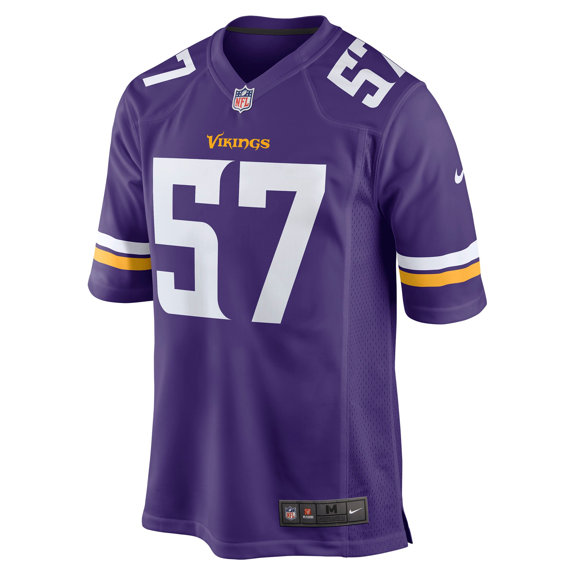 Ryan Connelly Minnesota Vikings Game Jersey - Purple