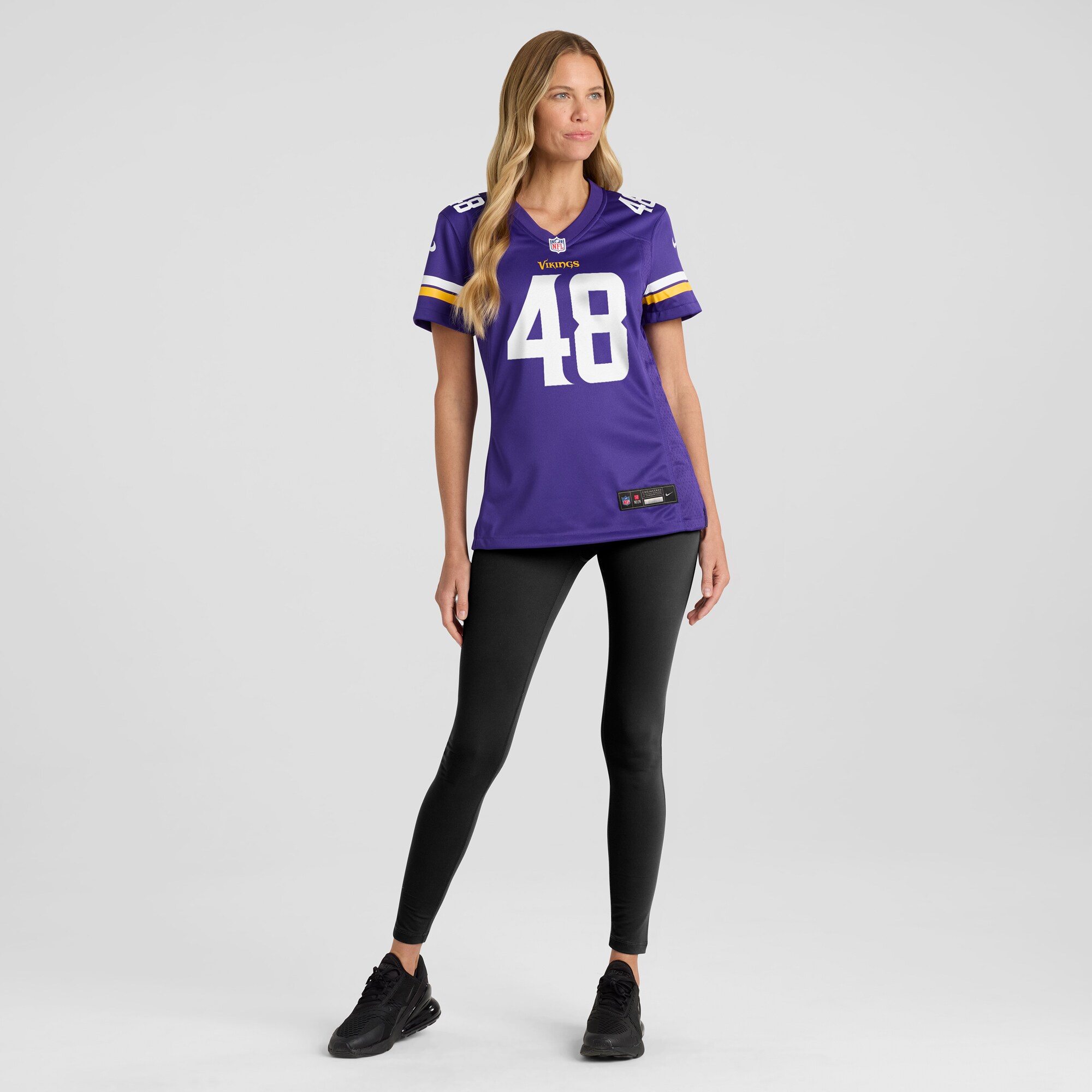 Quincy Roche Minnesota Vikings Women's Team Game Jersey -  Purple